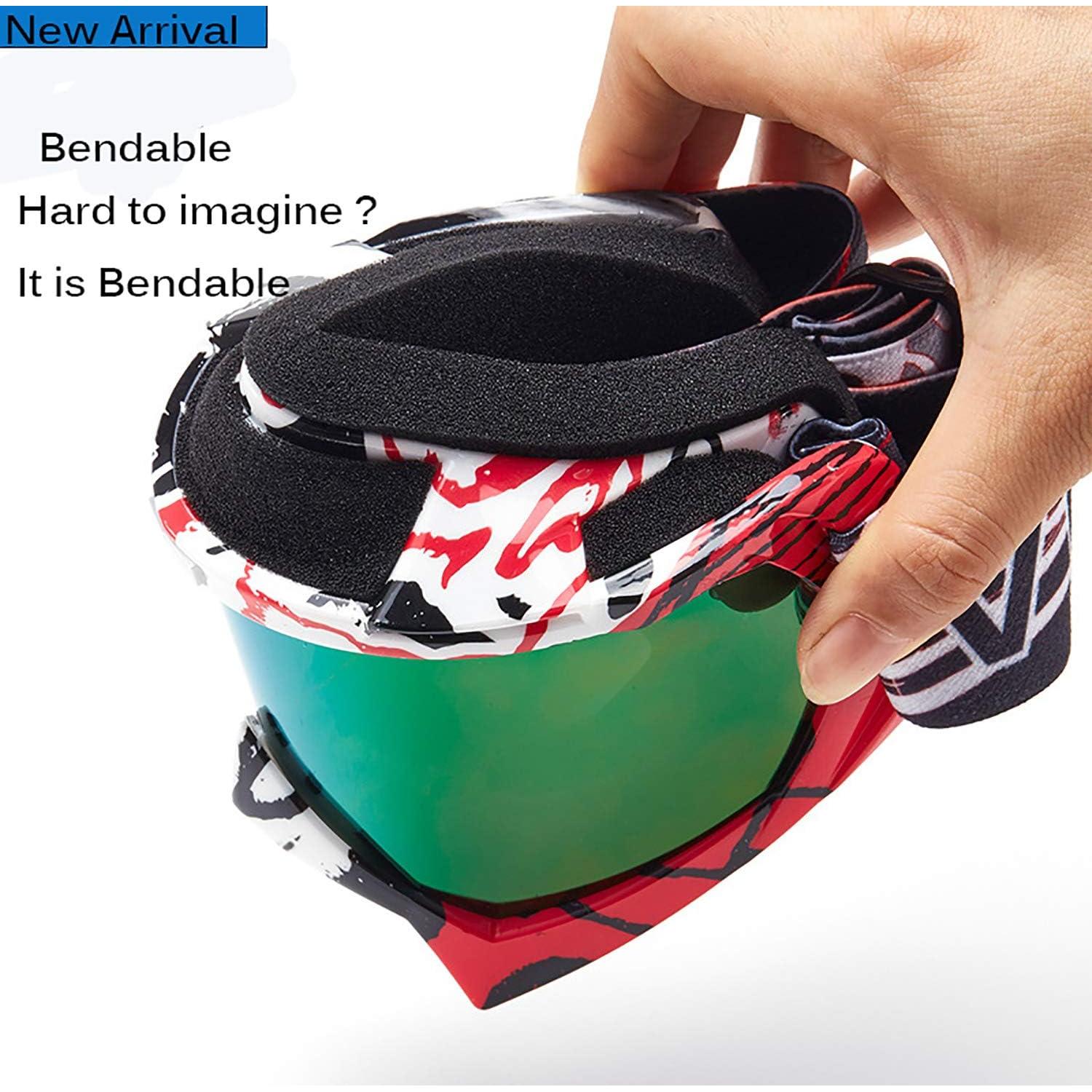 Gafas de Motocross June Sports QL036 - Anti UV, Anti Rayones