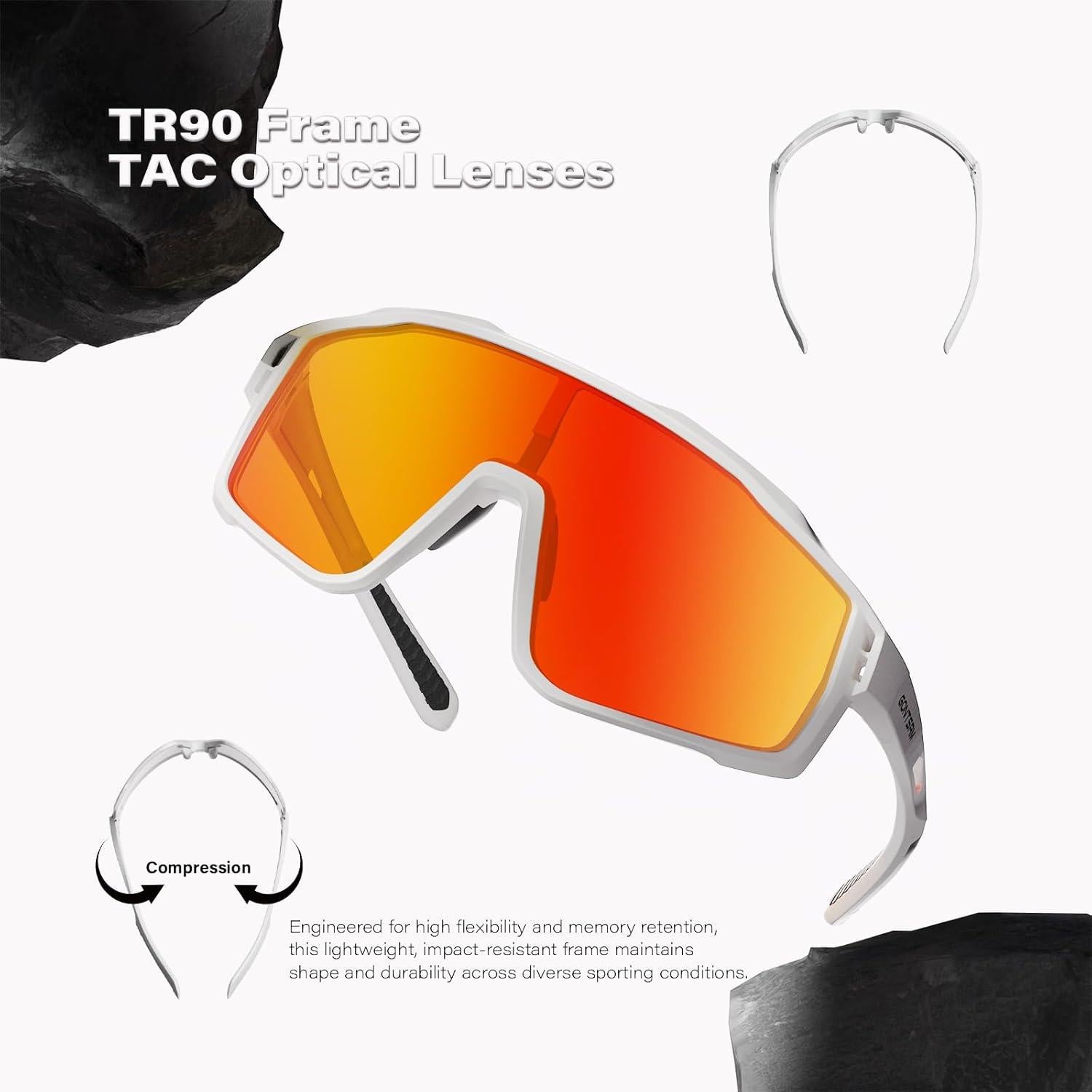 Gafas de Ciclismo GONTSAM 5051 Polarizadas UV400 Antivaho