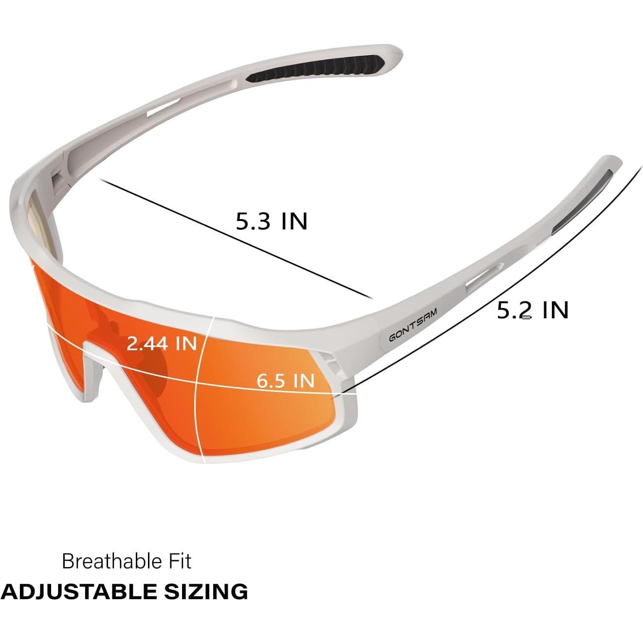 Gafas de Ciclismo GONTSAM 5051 Polarizadas UV400 Antivaho