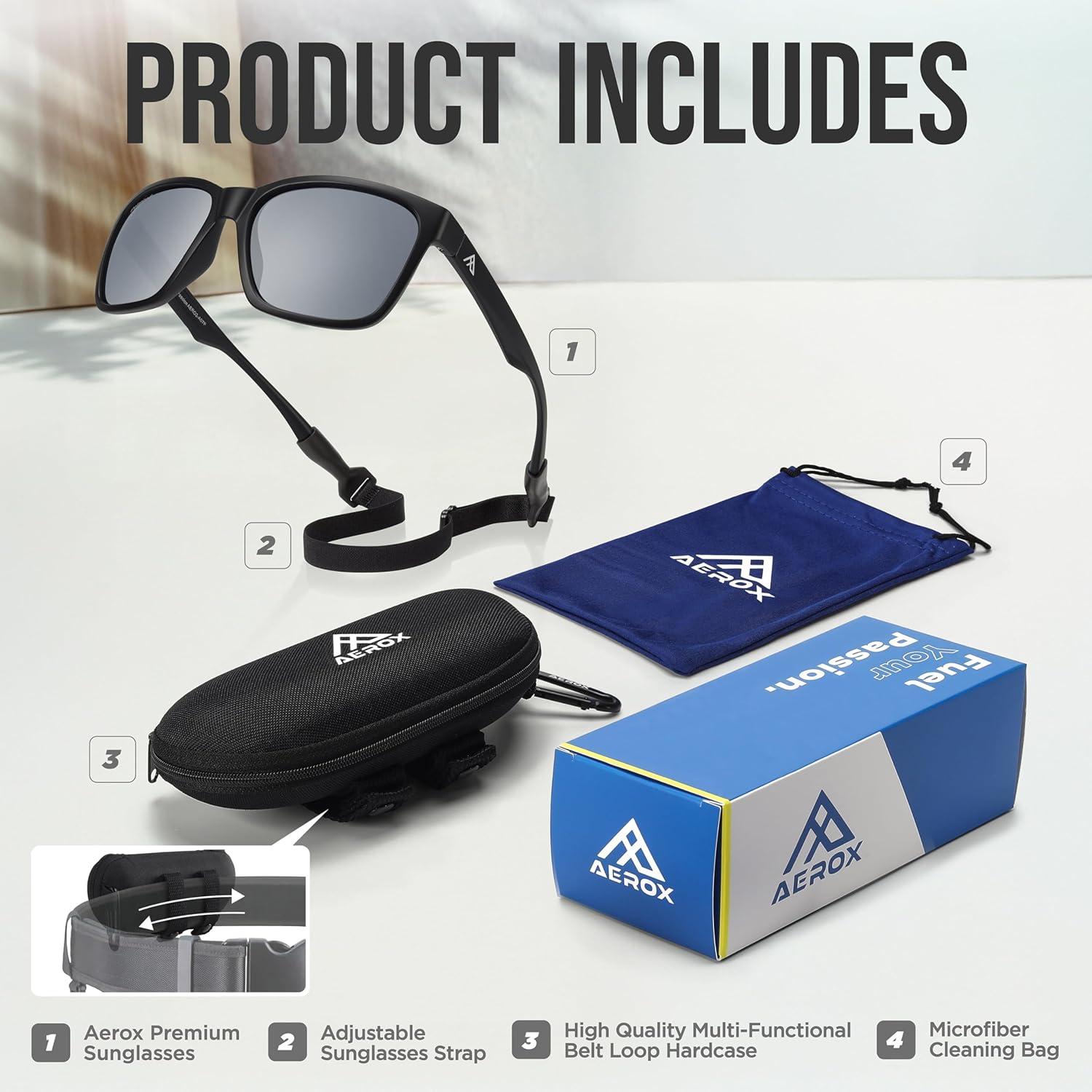 Gafas de sol polarizadas AEROX UV400 para deportes unisex