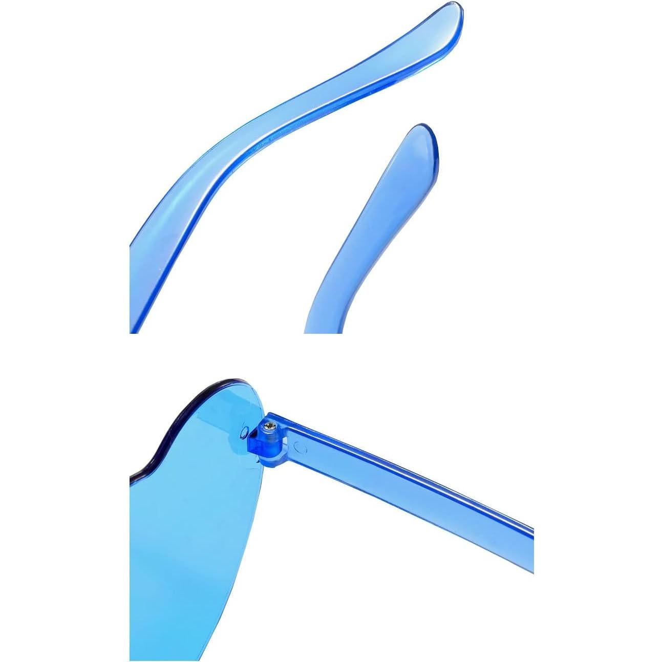 Gafas de Sol en Forma de Corazón ALVOGIMOR - 2 Paquetes UV400