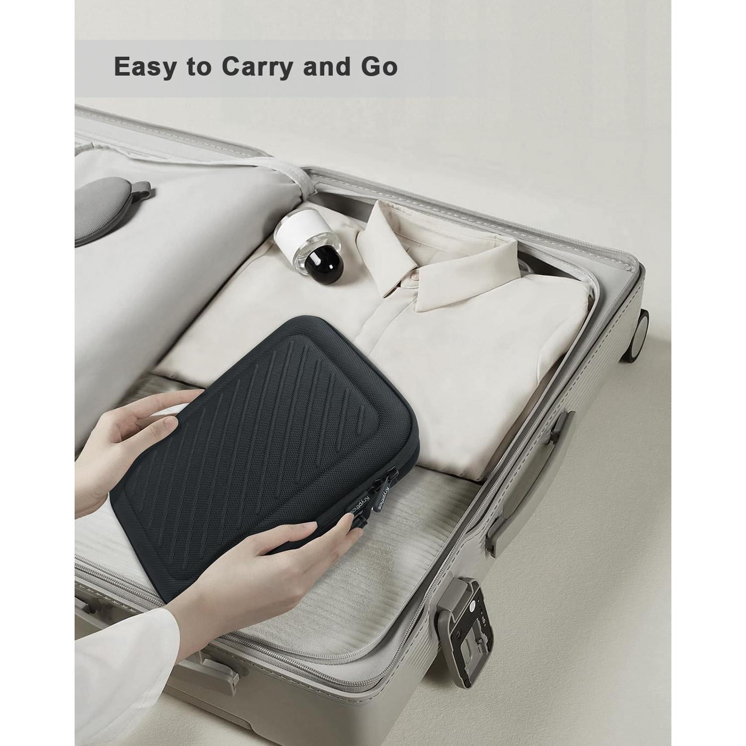 Organizador de Gafas de Sol Krypthos, Caja Portátil para 7 Pares