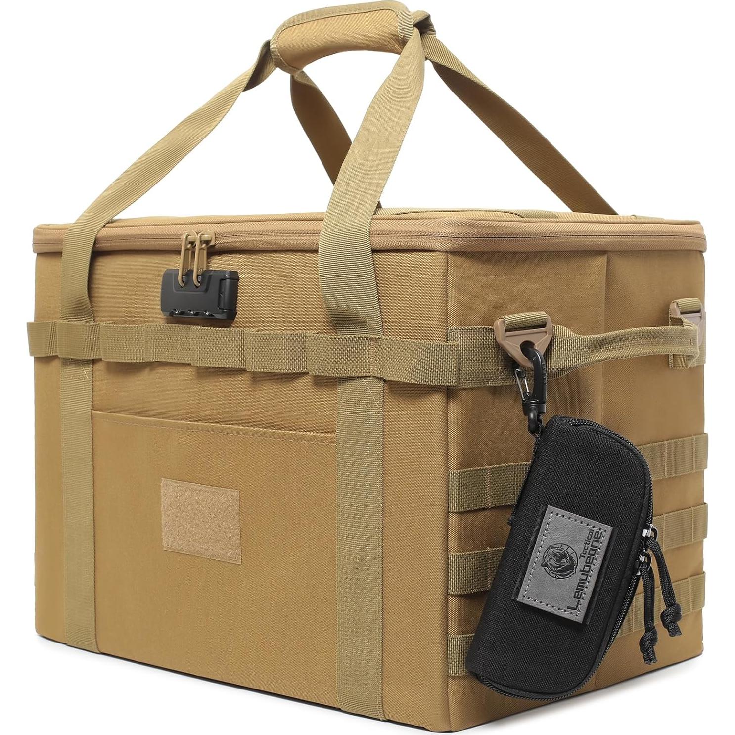 Funda táctica para gafas Lemubeane con paño de limpieza