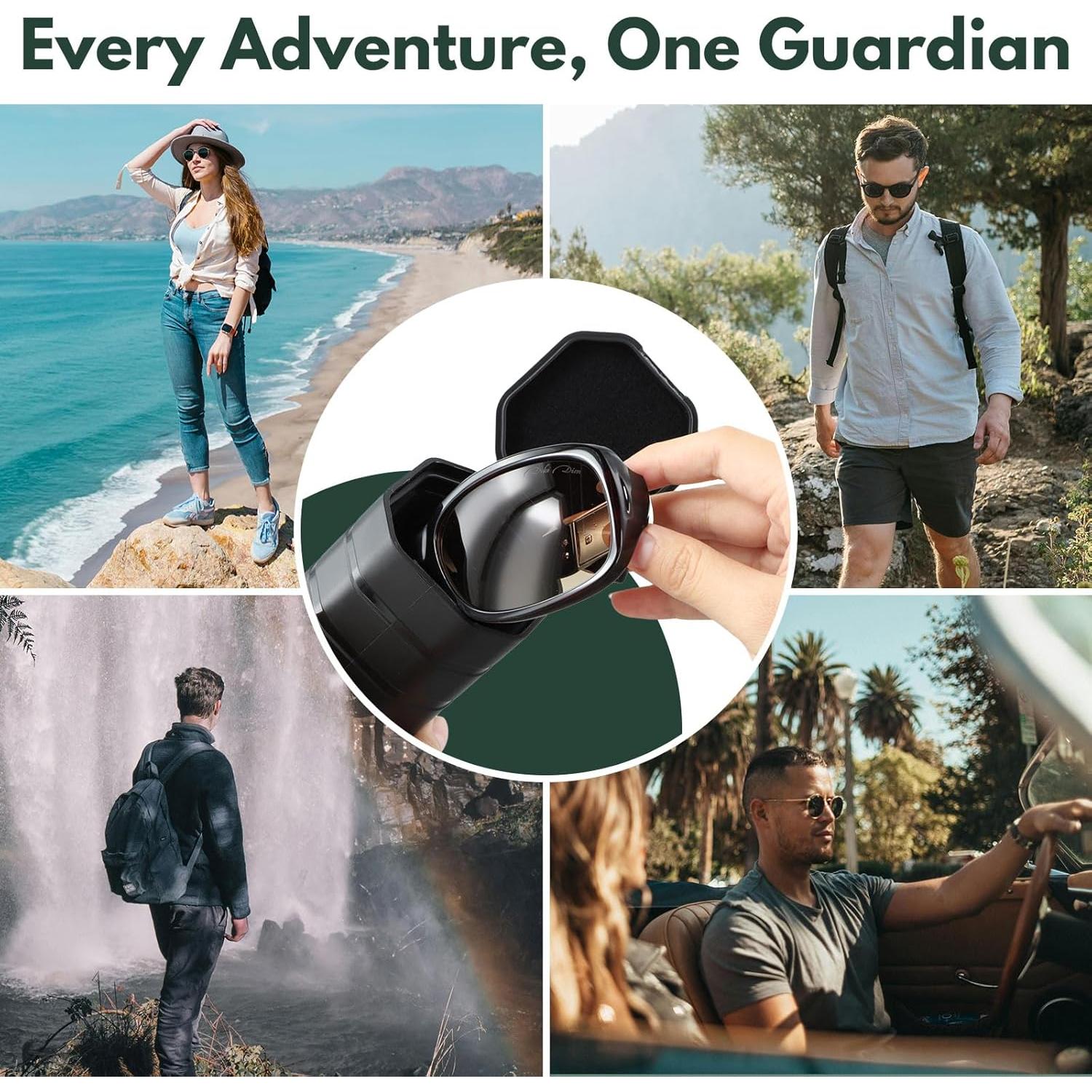 Estuche Duro Táctico para Gafas de Sol - Resistente al Agua