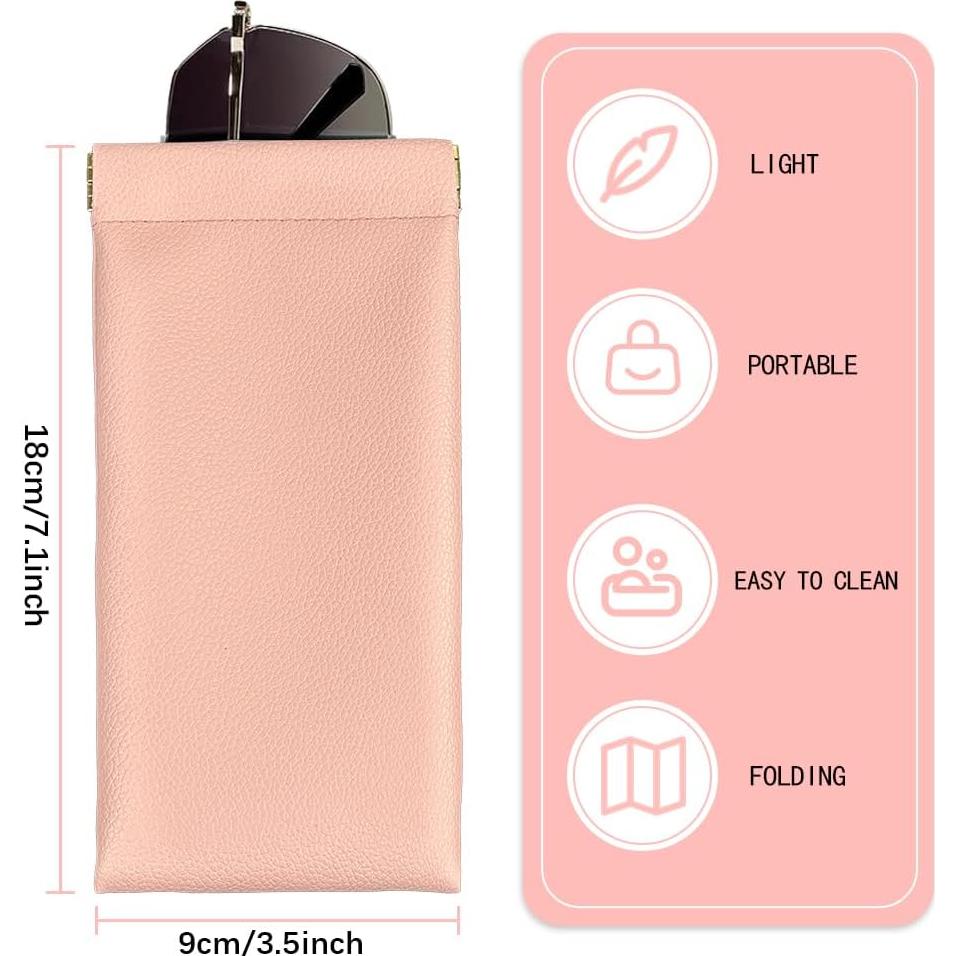 Funda suave para gafas de sol NotiGat - 5 piezas de cuero