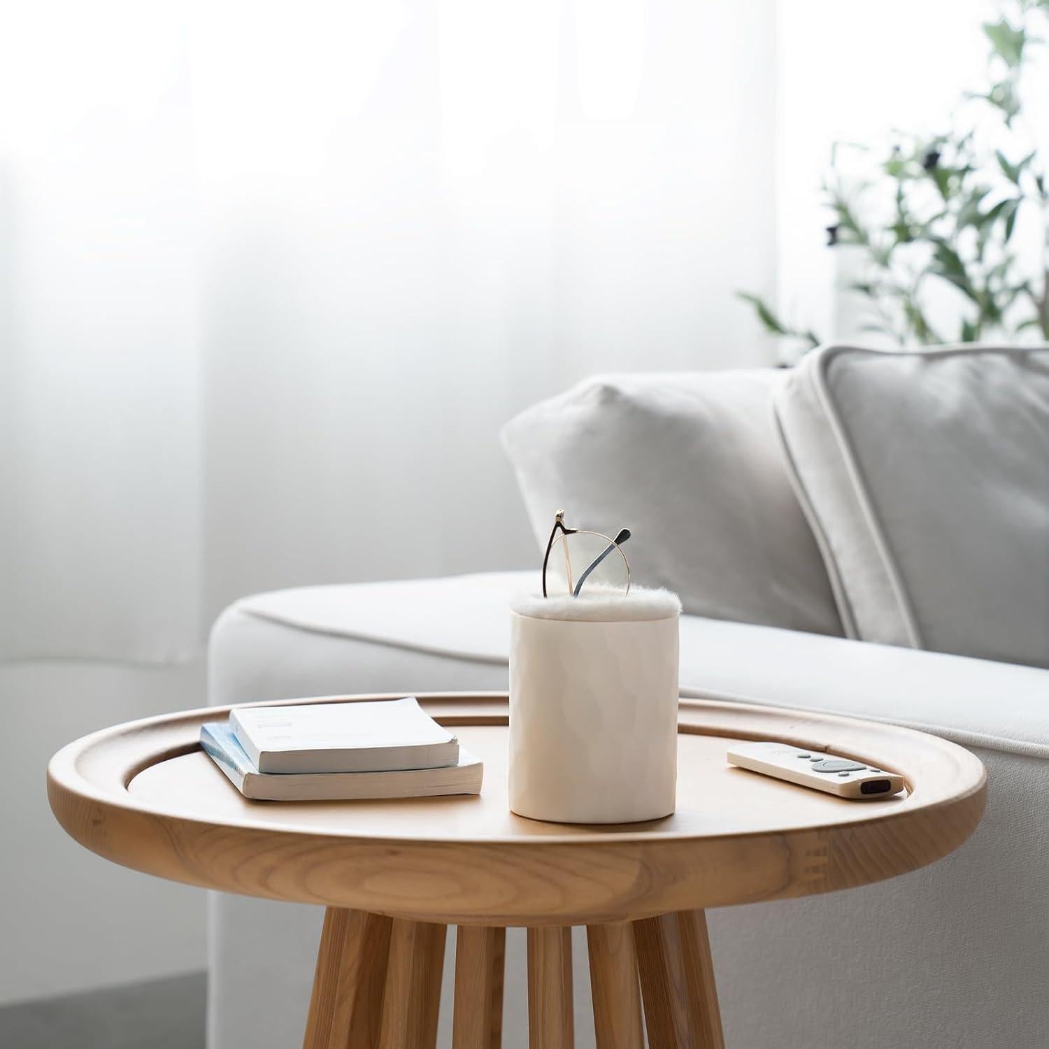 Soporte para Gafas Mkono Antirayaduras Marfil Talla Única