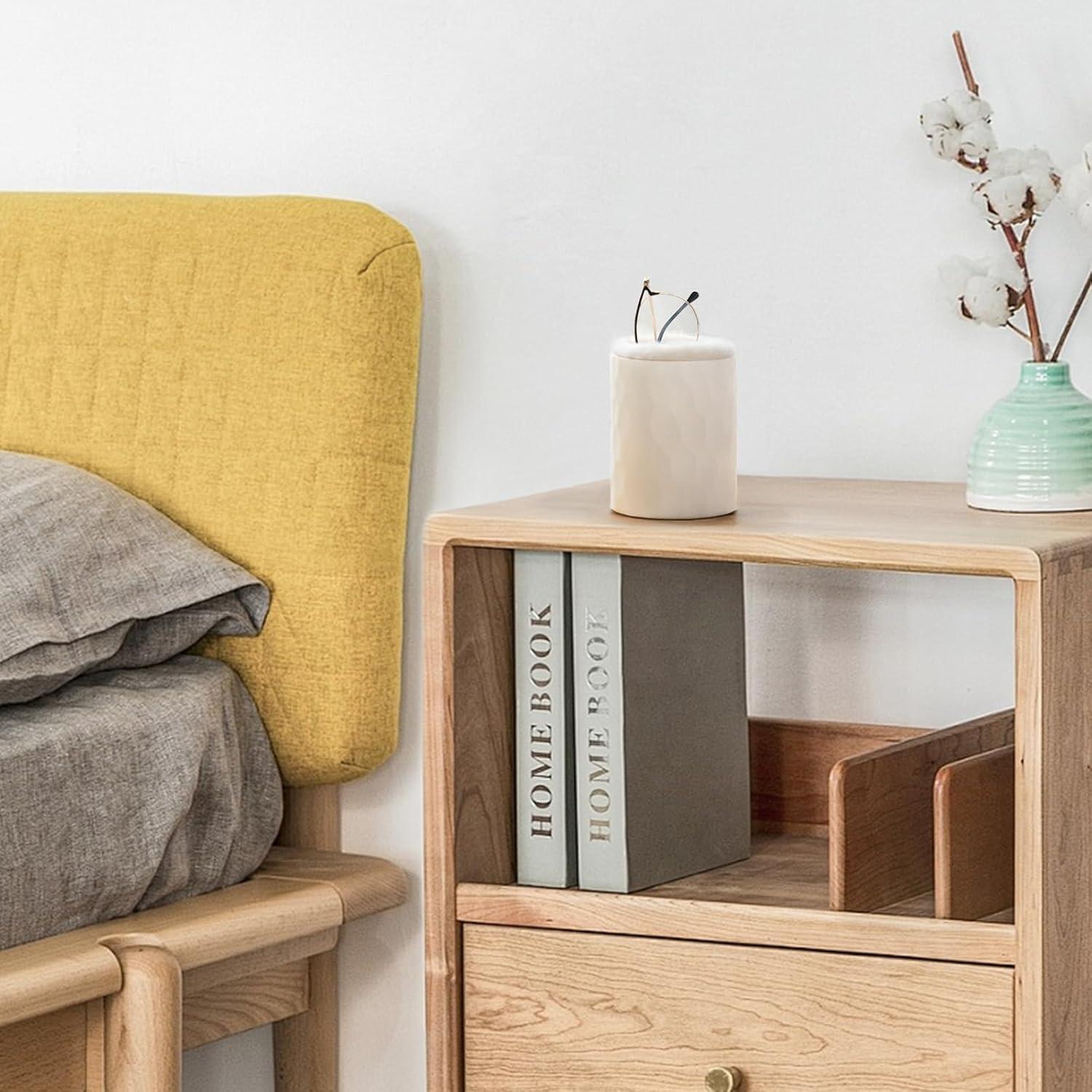 Soporte para Gafas Mkono Antirayaduras Marfil Talla Única