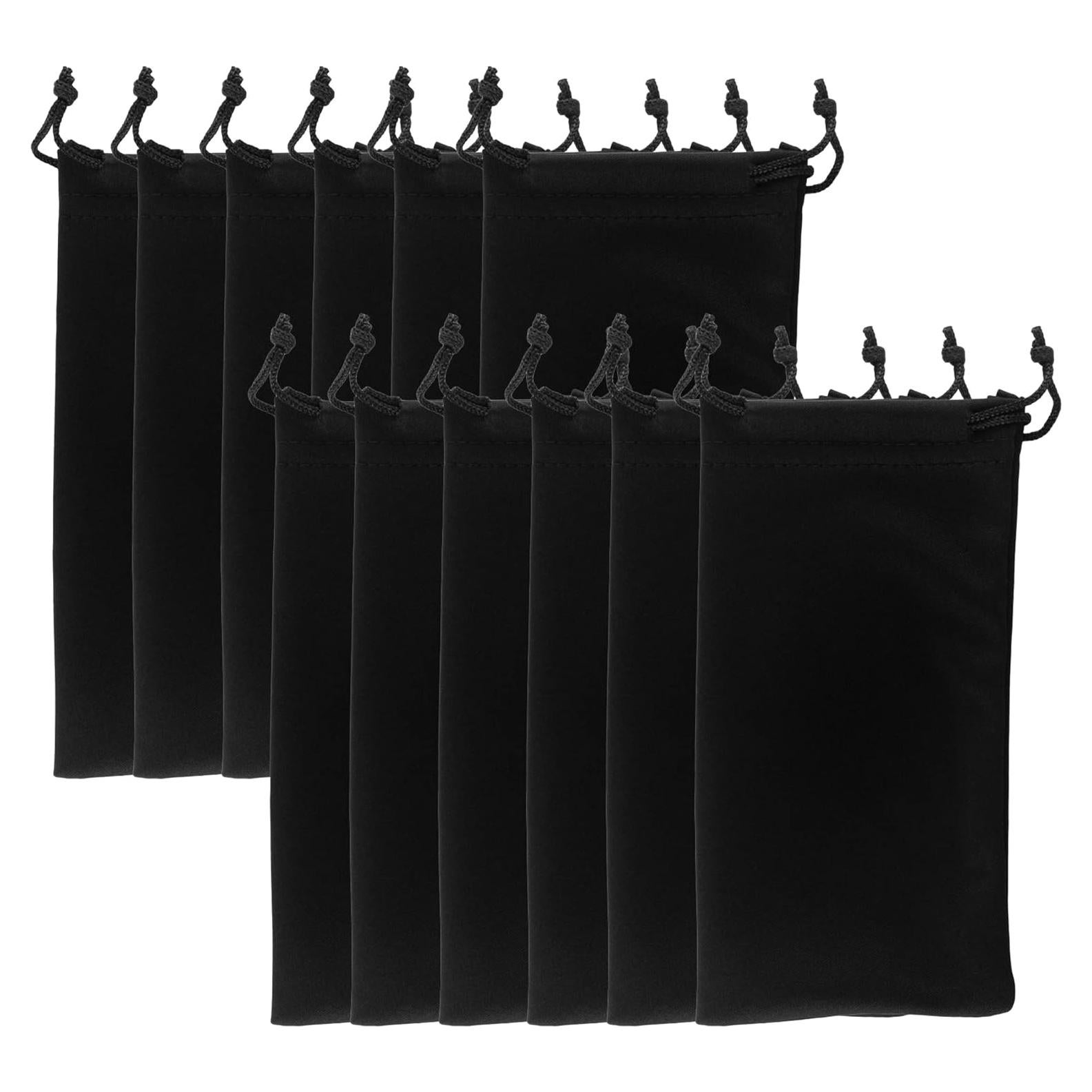 Bolsa de Microfibra Negra Super Z Outlet - Paquete de 12