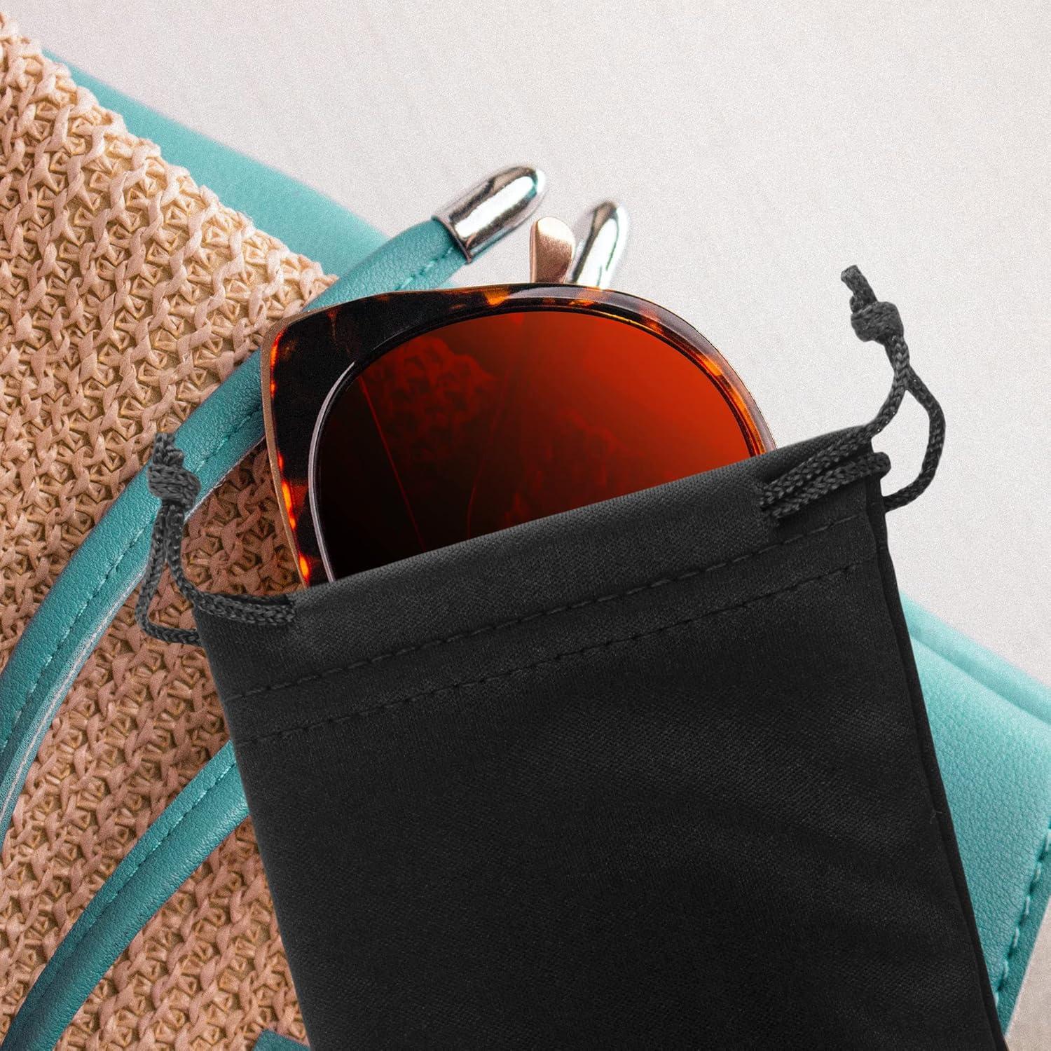 Bolsa de Microfibra Negra Super Z Outlet - Paquete de 12