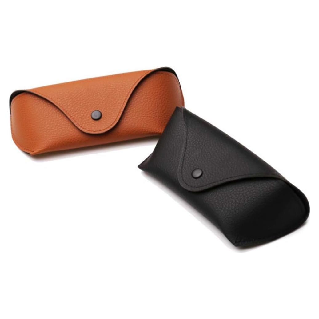 Estuche de Gafas Portátil Teensery Tela Oxford Negro y Marrón