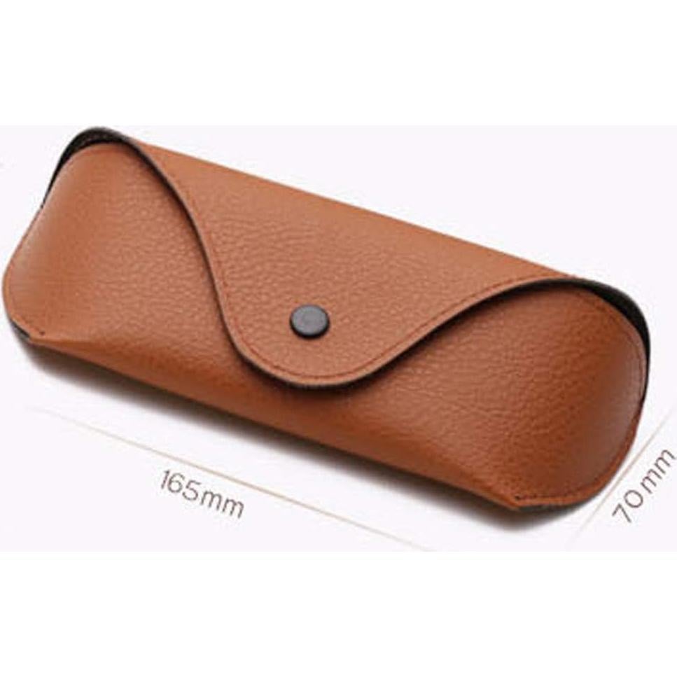 Estuche de Gafas Portátil Teensery Tela Oxford Negro y Marrón