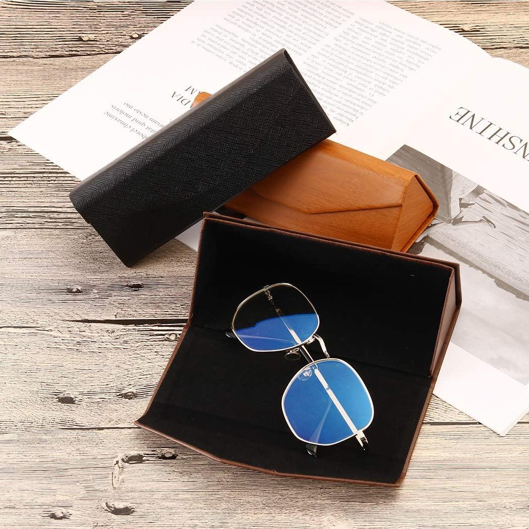 Estuche Duro para Gafas Plegable 3 Piezas con Paño de Limpieza