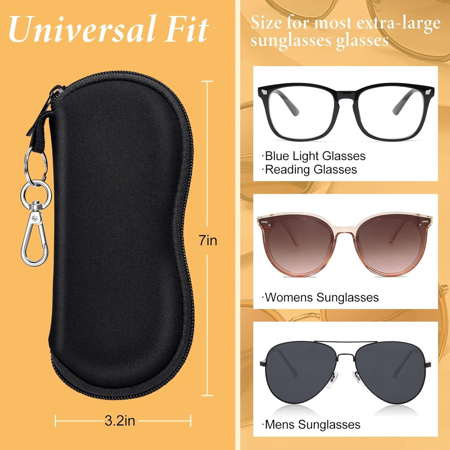 Funda de Gafas Swooflia Neopreno 17.78x8.13cm con Clip