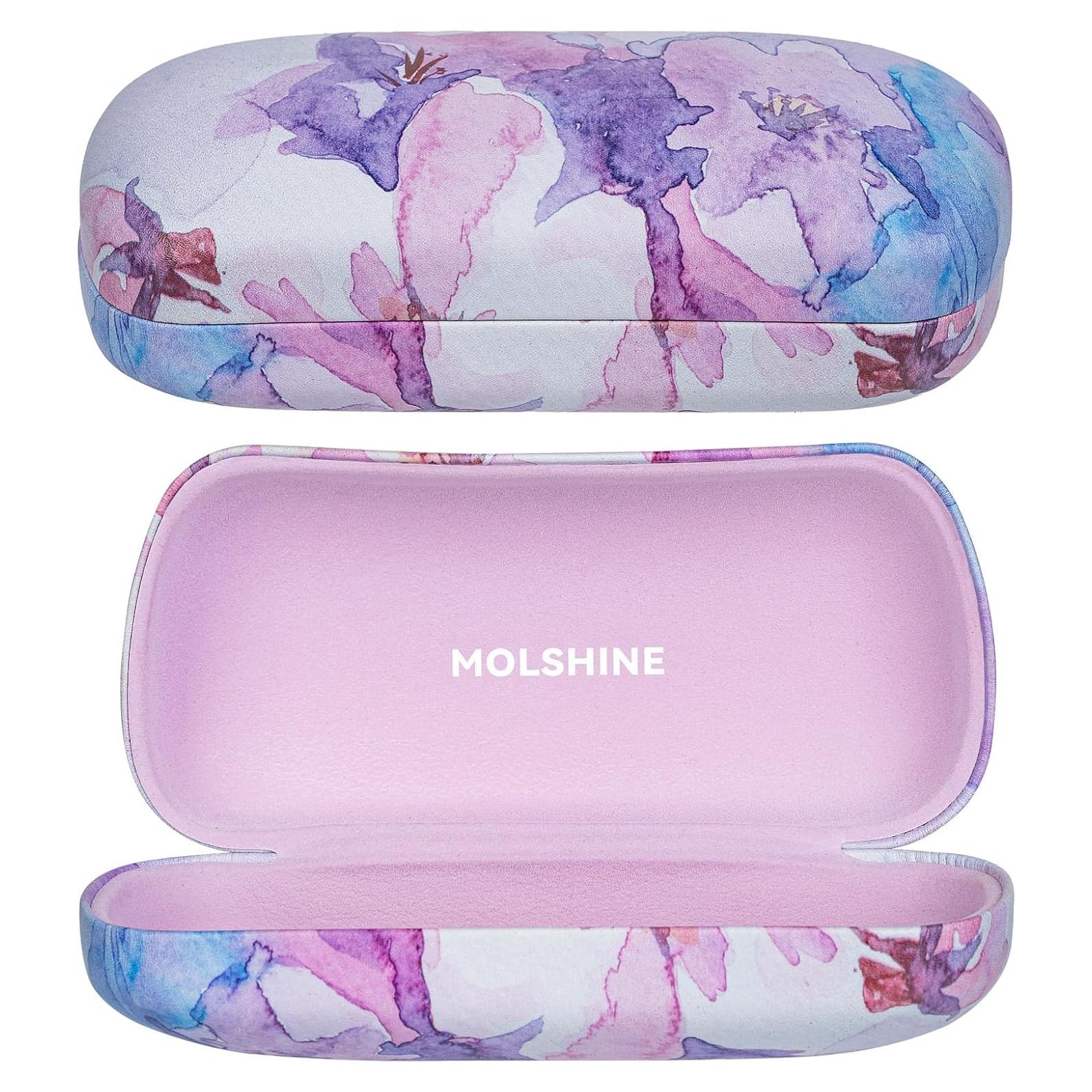 Funda Dura para Gafas de Sol Molshine Grande con Paño