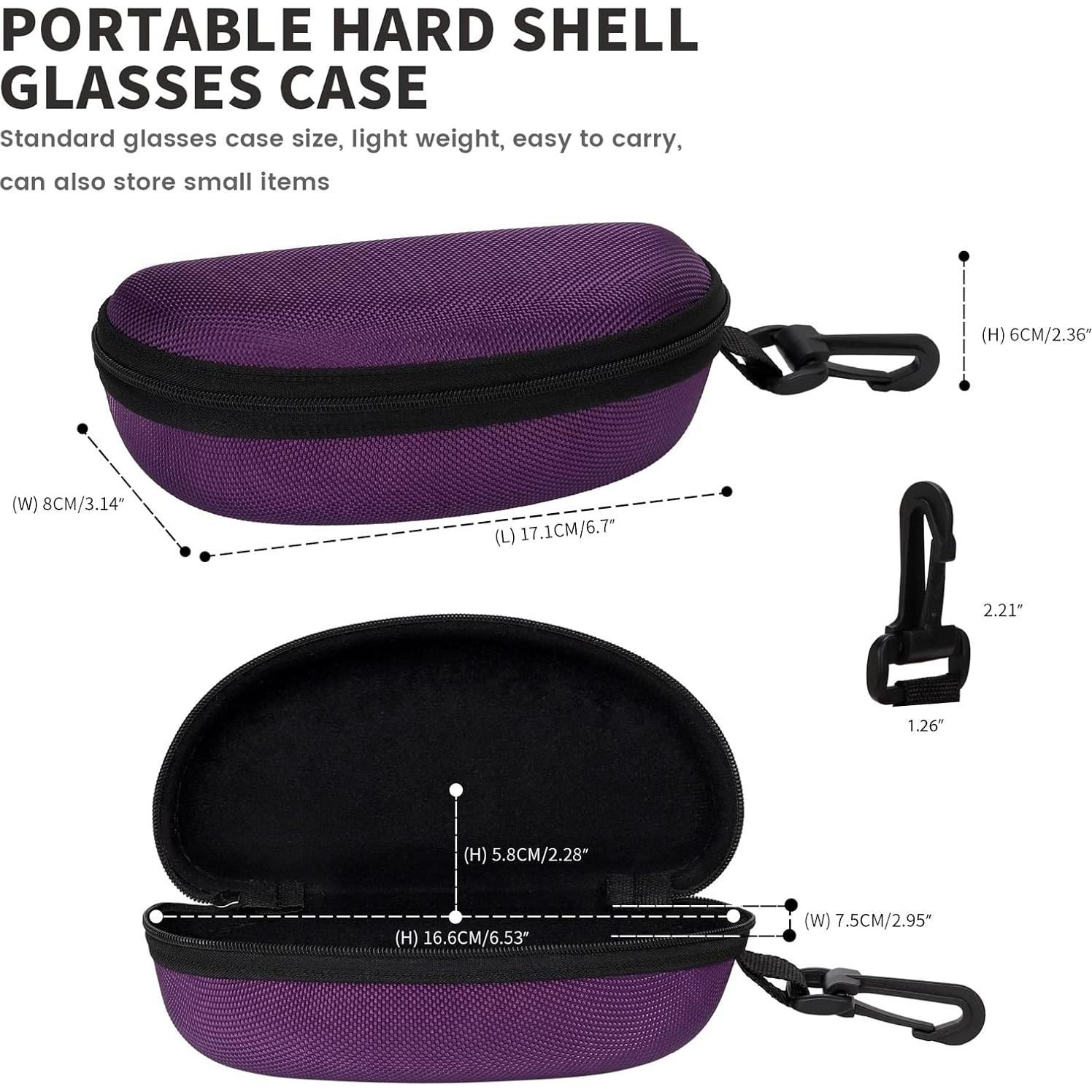 Estuche Duro para Gafas de Sol Molshine - 3 Piezas Unisex