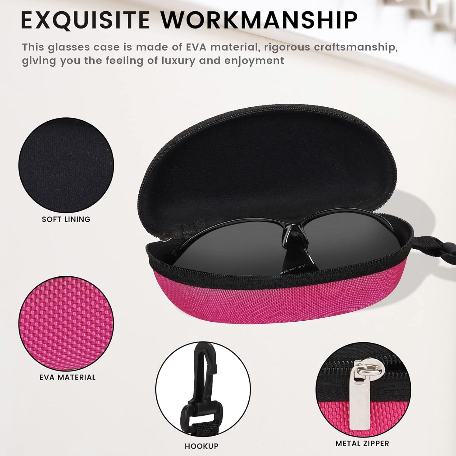 Estuche Duro para Gafas de Sol Molshine - 3 Piezas Unisex