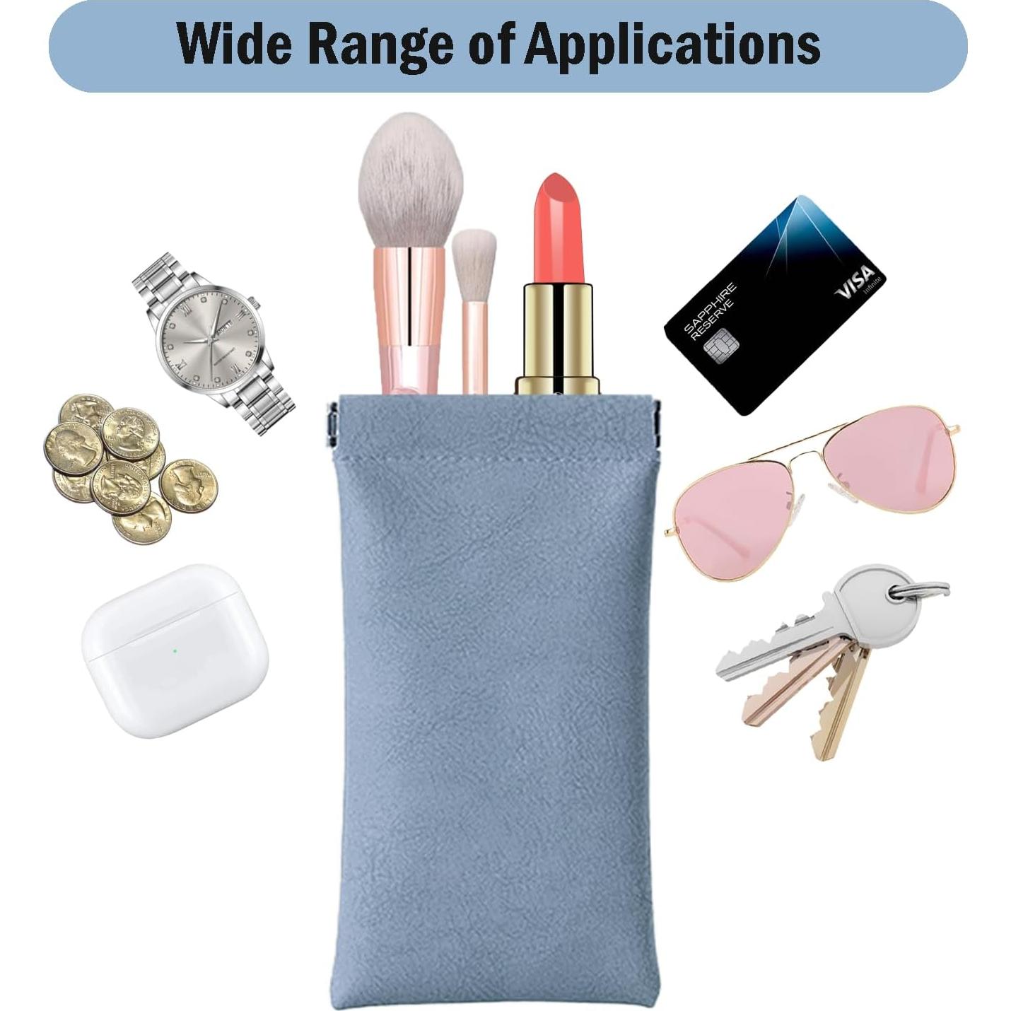 UDEE Soft Glasses Sunglasses Case Portable, Eyeglasses Case For Women Men