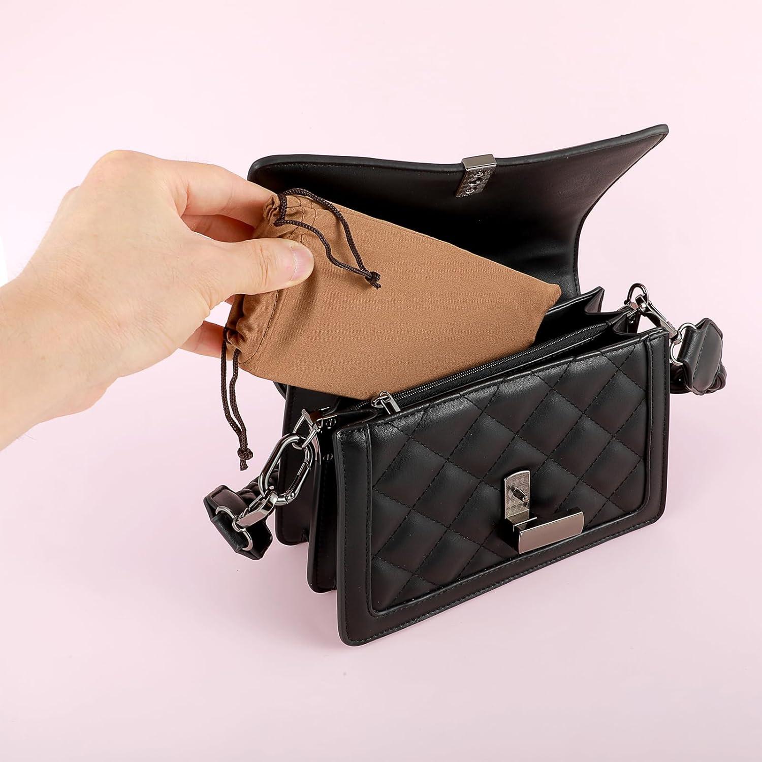 4 Fundas de Gafas Microfibra con Cierre de Cuerda - Colores Variados