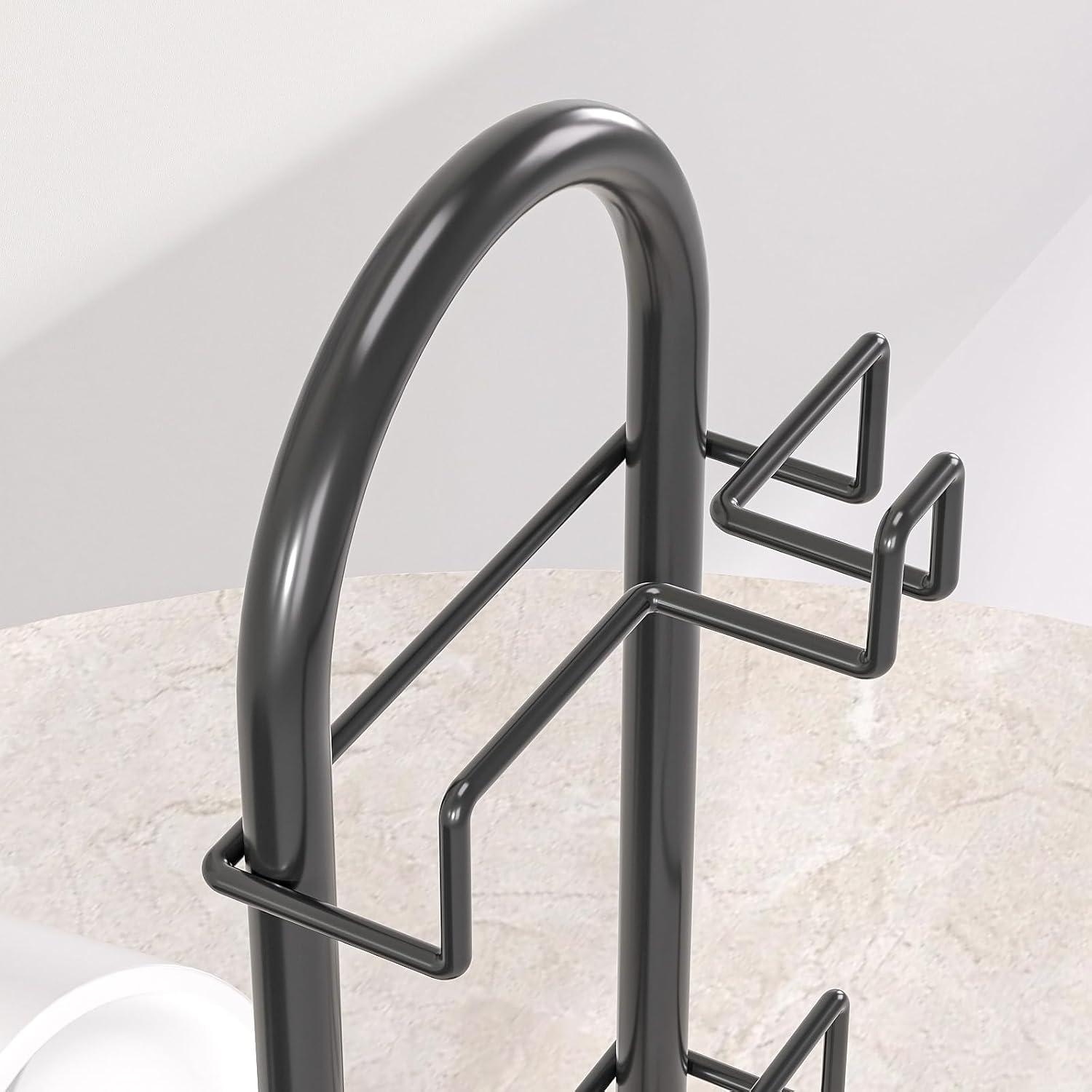 Organizador de Gafas de Metal LongMen, Soporte para 5 Pares Negro