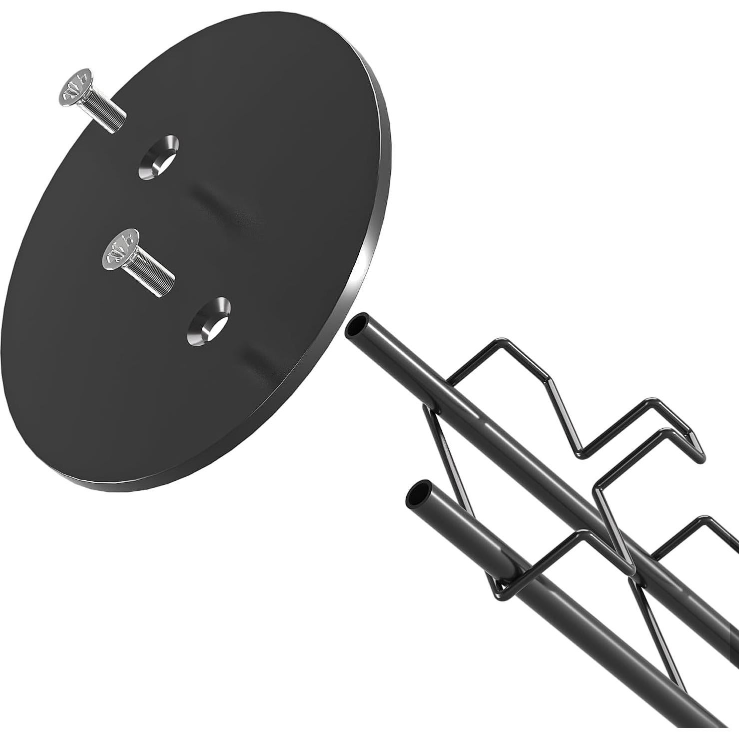 Organizador de Gafas de Metal LongMen, Soporte para 5 Pares Negro