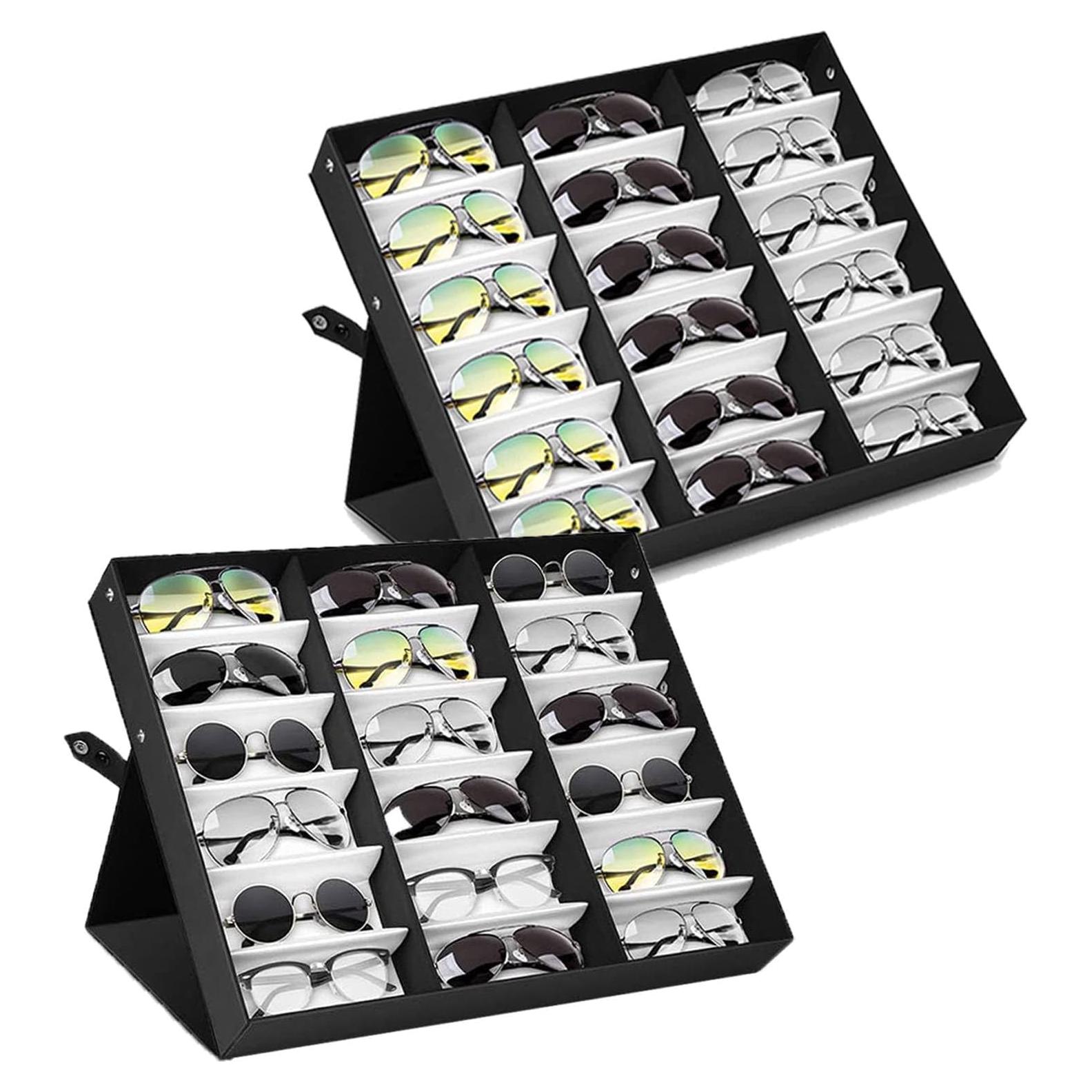 Organizador de Gafas Jiffordwind 18 Ranuras 47x37 cm