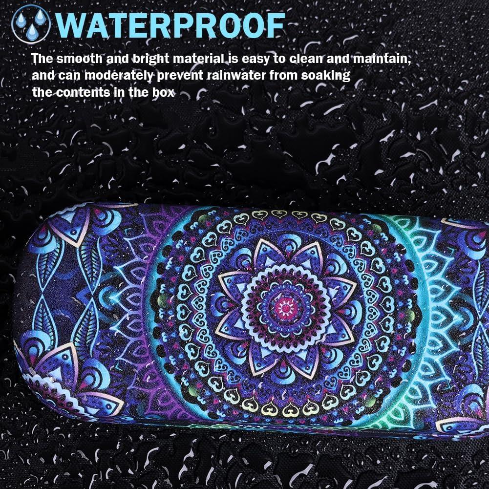 Funda Dura para Gafas ADBGV de PU Cuero - Tamaño Grande