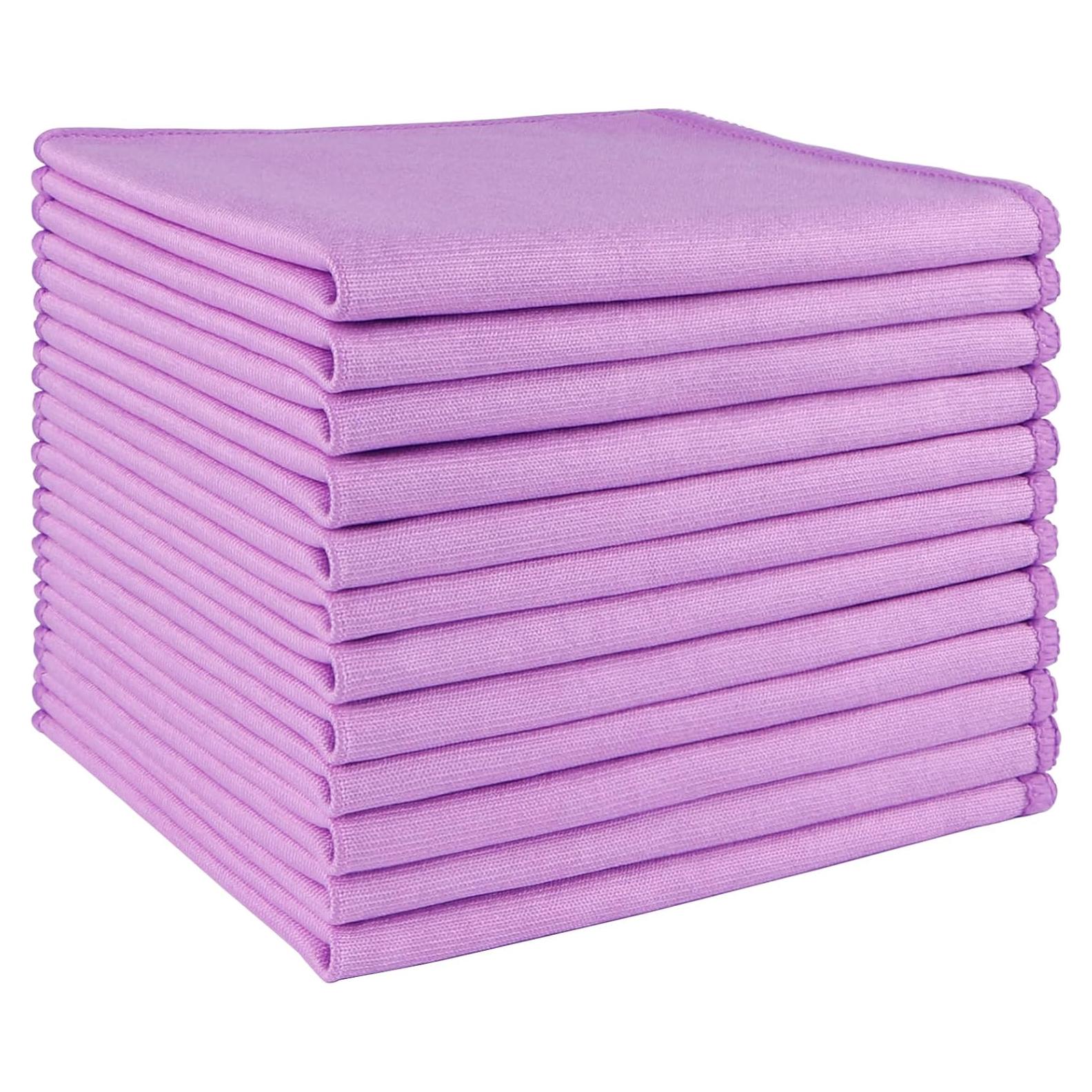 Paño de Limpieza de Microfibra HOMEXCEL 12 PK 30x30 cm Sin Pelusa