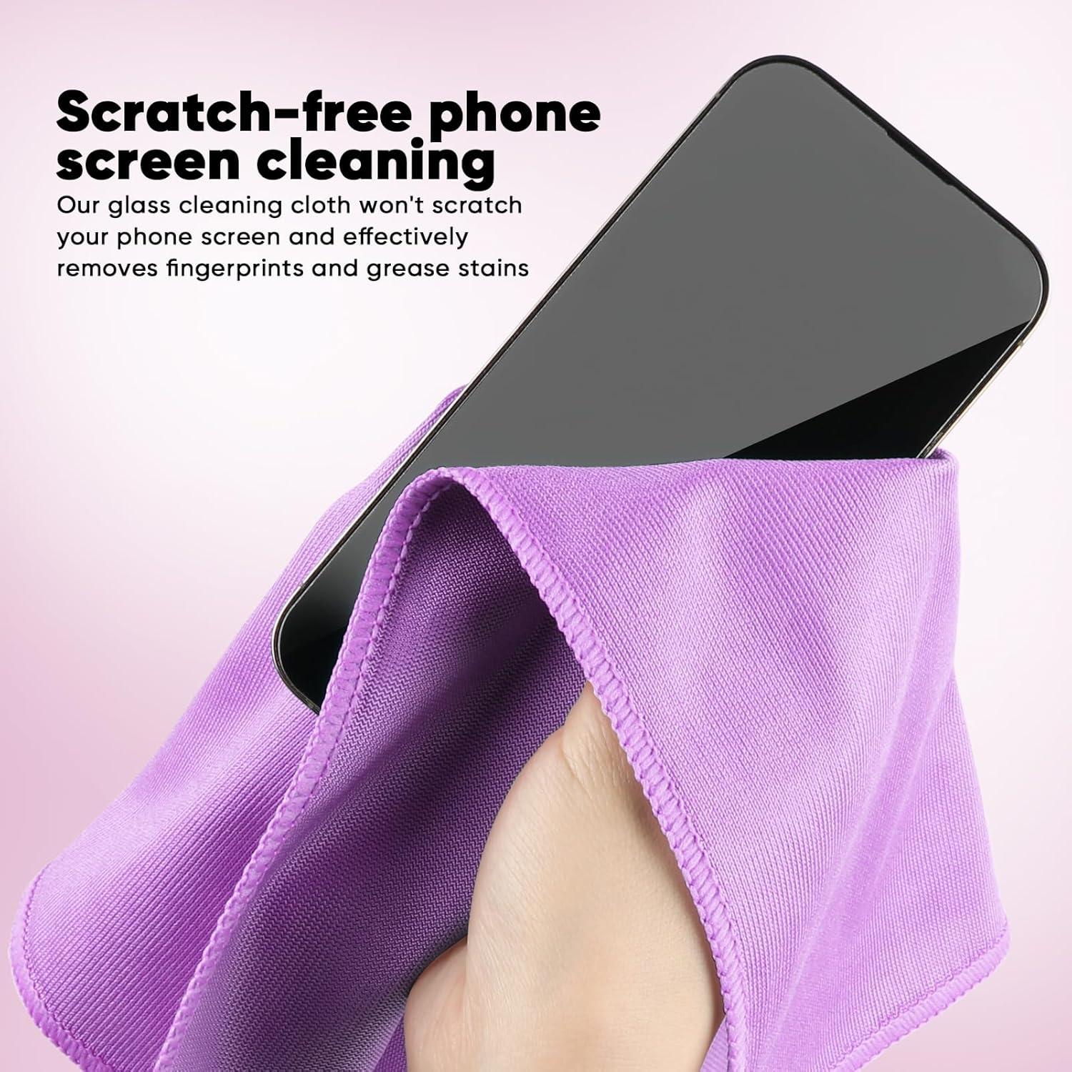 Paño de Limpieza de Microfibra HOMEXCEL 12 PK 30x30 cm Sin Pelusa