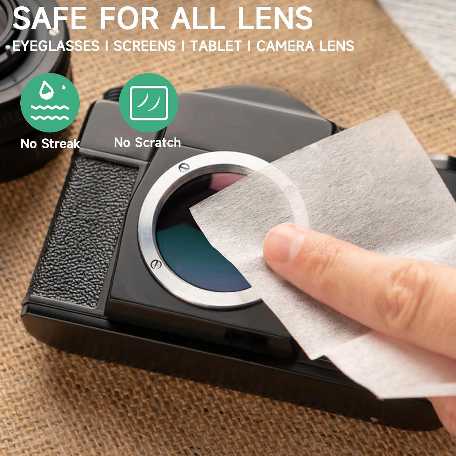 Toallitas de limpieza para lentes Lensmate 220 unidades