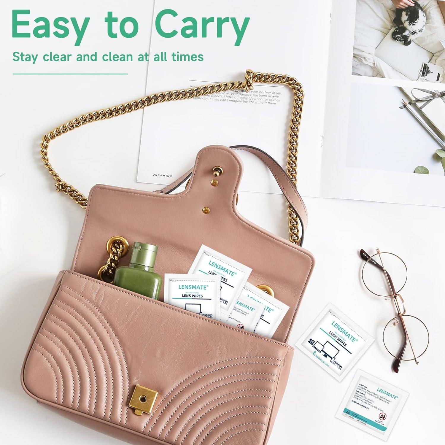 Toallitas de limpieza para lentes Lensmate 220 unidades