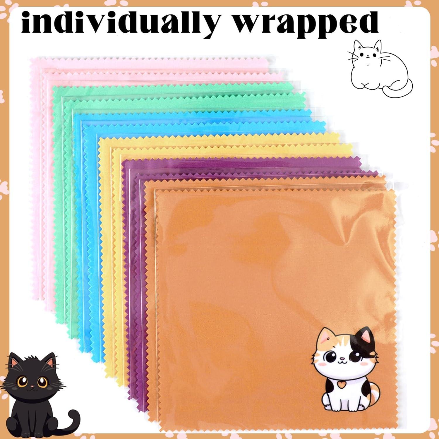 Paquete de 24 Paños de Microfibra Breling para Gafas 15x15cm