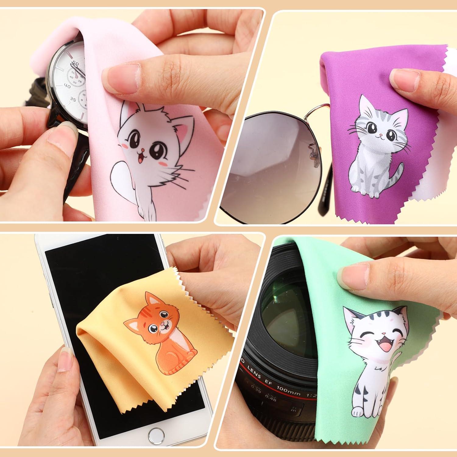 Paquete de 24 Paños de Microfibra Breling para Gafas 15x15cm