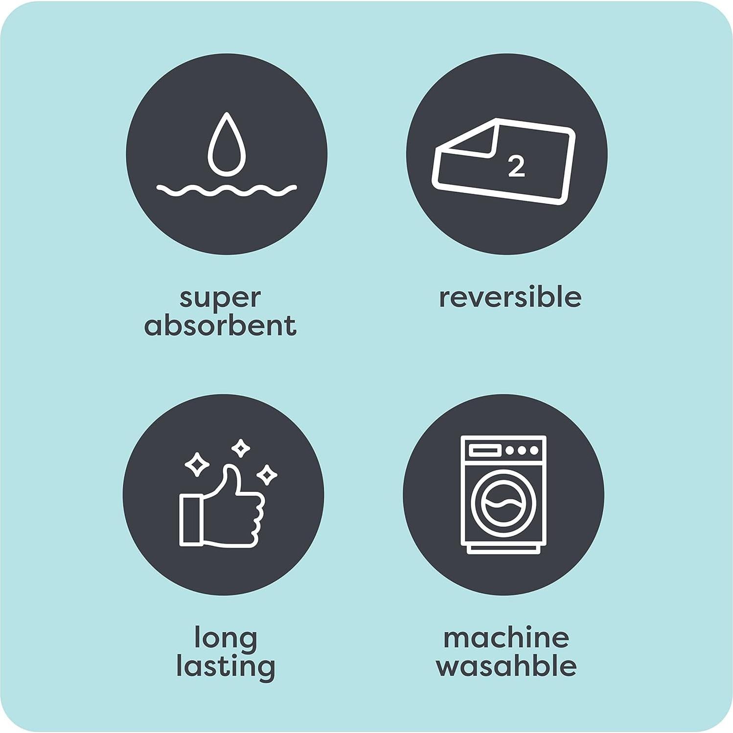 Paños de Microfibra SCRUBIT para Vidrio - 8 Unidades 40x40 cm