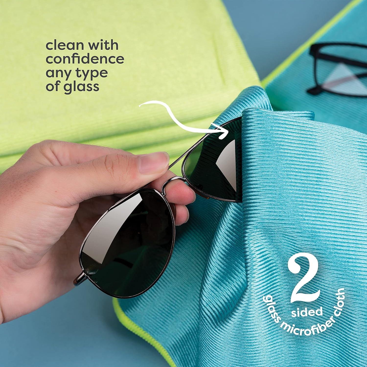 Paños de Microfibra SCRUBIT para Vidrio - 8 Unidades 40x40 cm