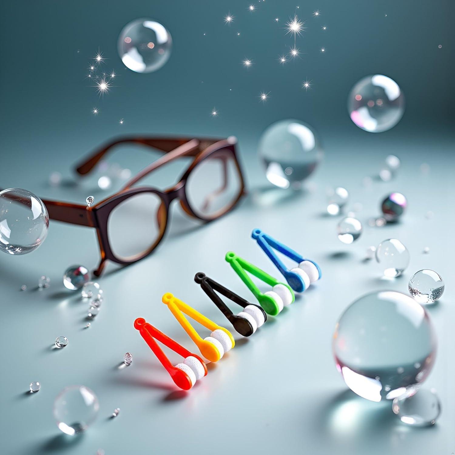 Juego de Limpiador de Lentes DPWOUM 5 Piezas Microfibra