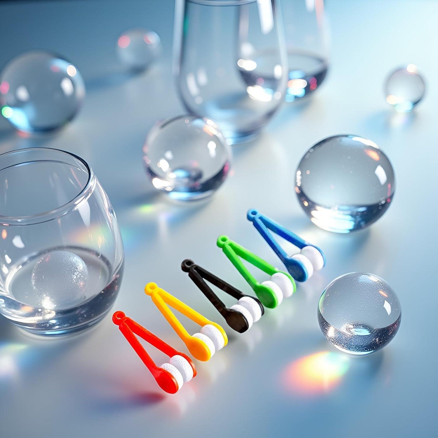 Juego de Limpiador de Lentes DPWOUM 5 Piezas Microfibra