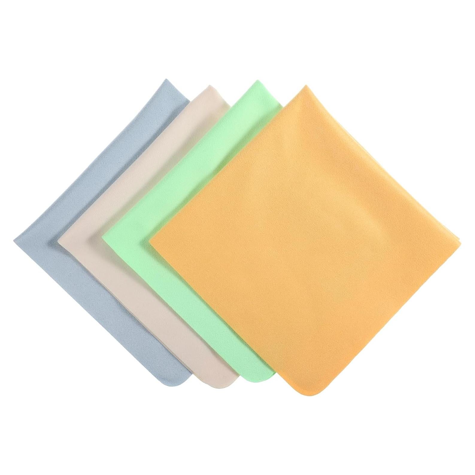 Paquete de 4 paños de microfibra CIATBYYJ 30x30 cm colores