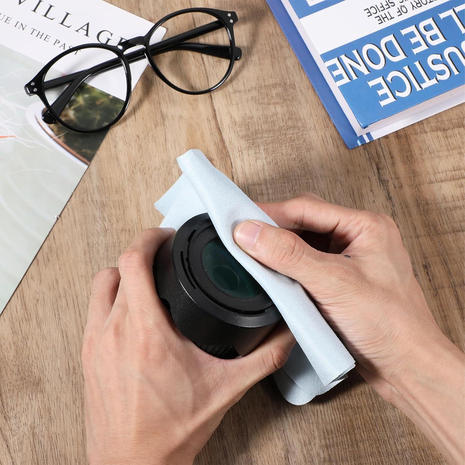 Paquete de 4 paños de microfibra CIATBYYJ 30x30 cm colores