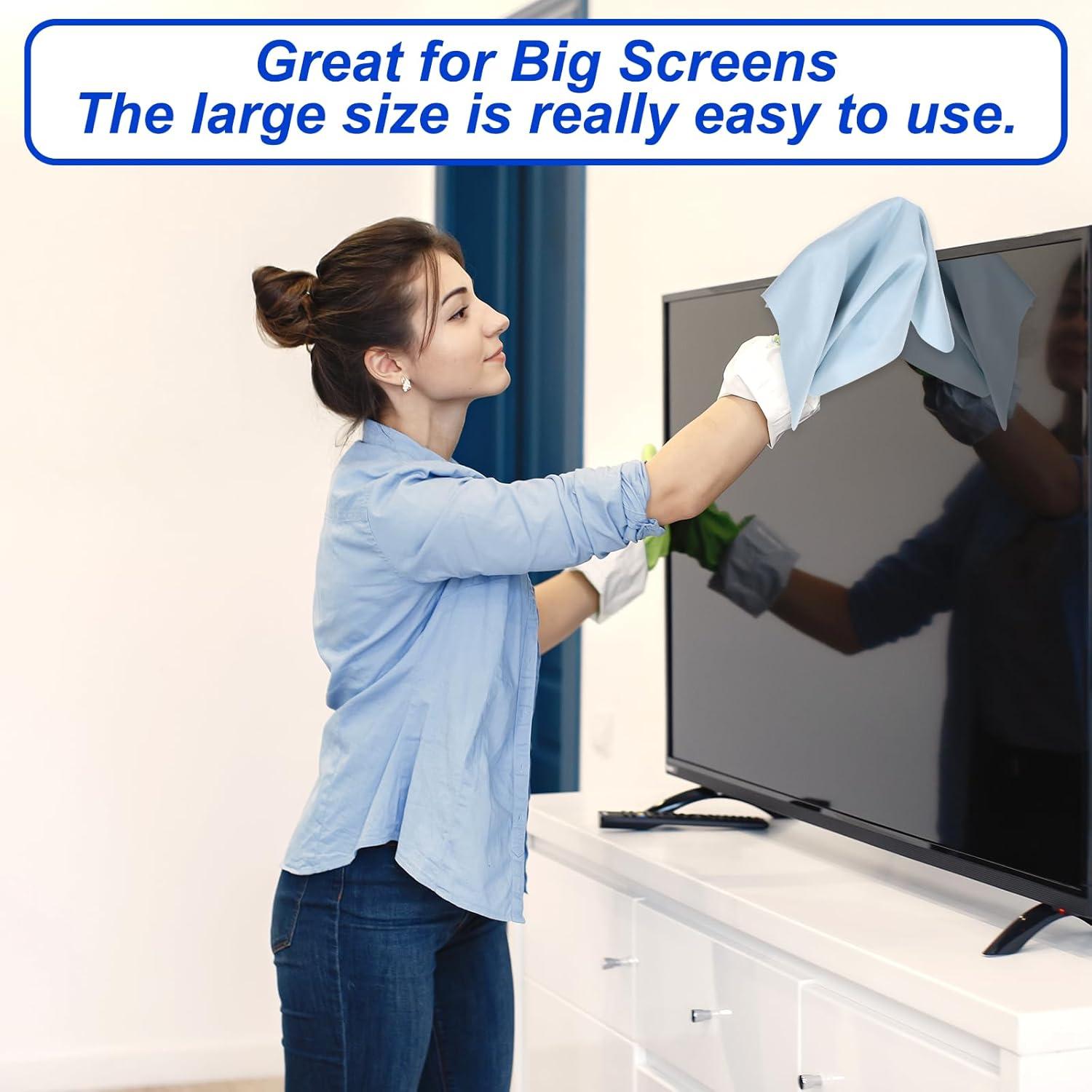 Paquete de 4 paños de microfibra CIATBYYJ 30x30 cm colores