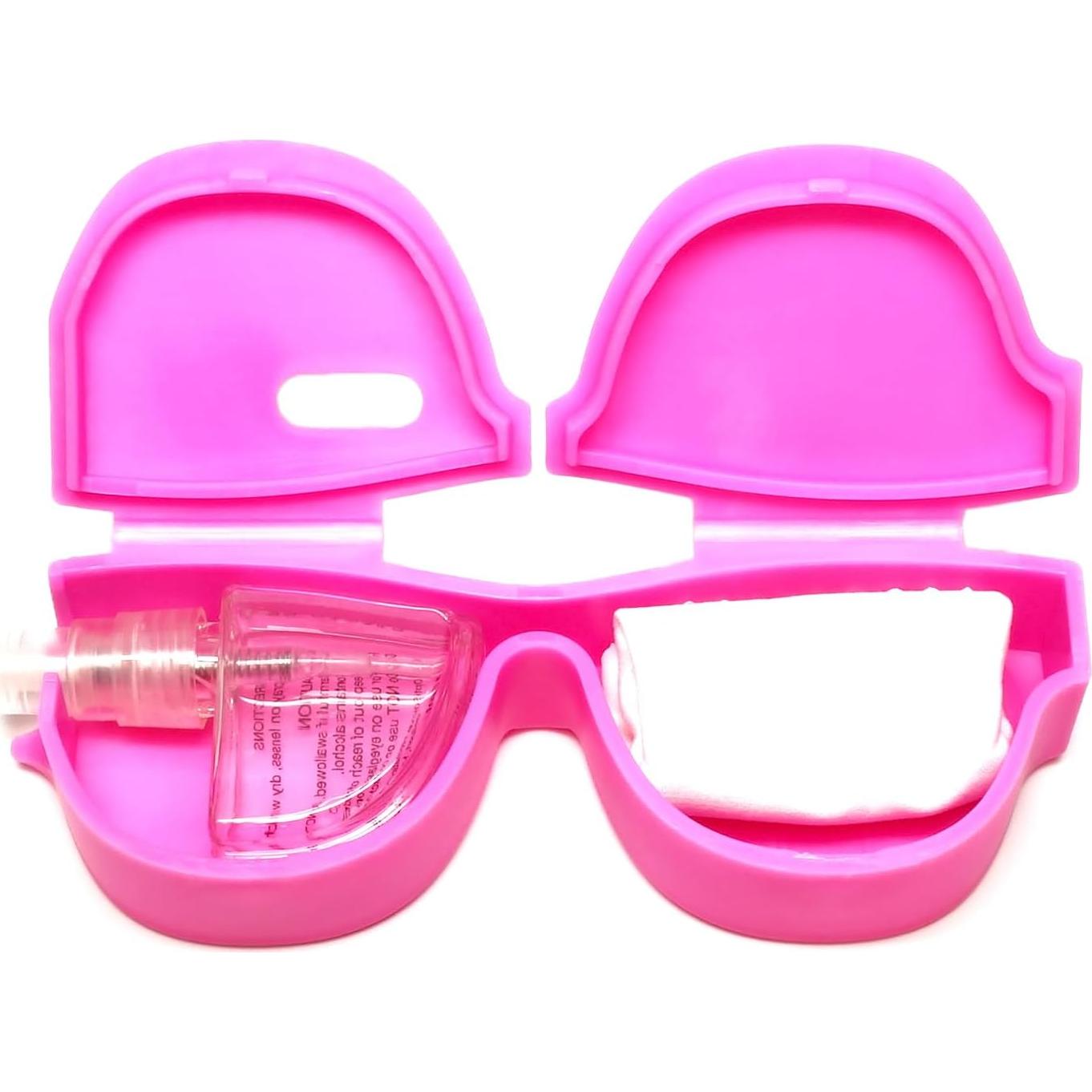 Kit Limpiador de Lentes Calabria Kool Klean 15 ml Rosa Fucsia