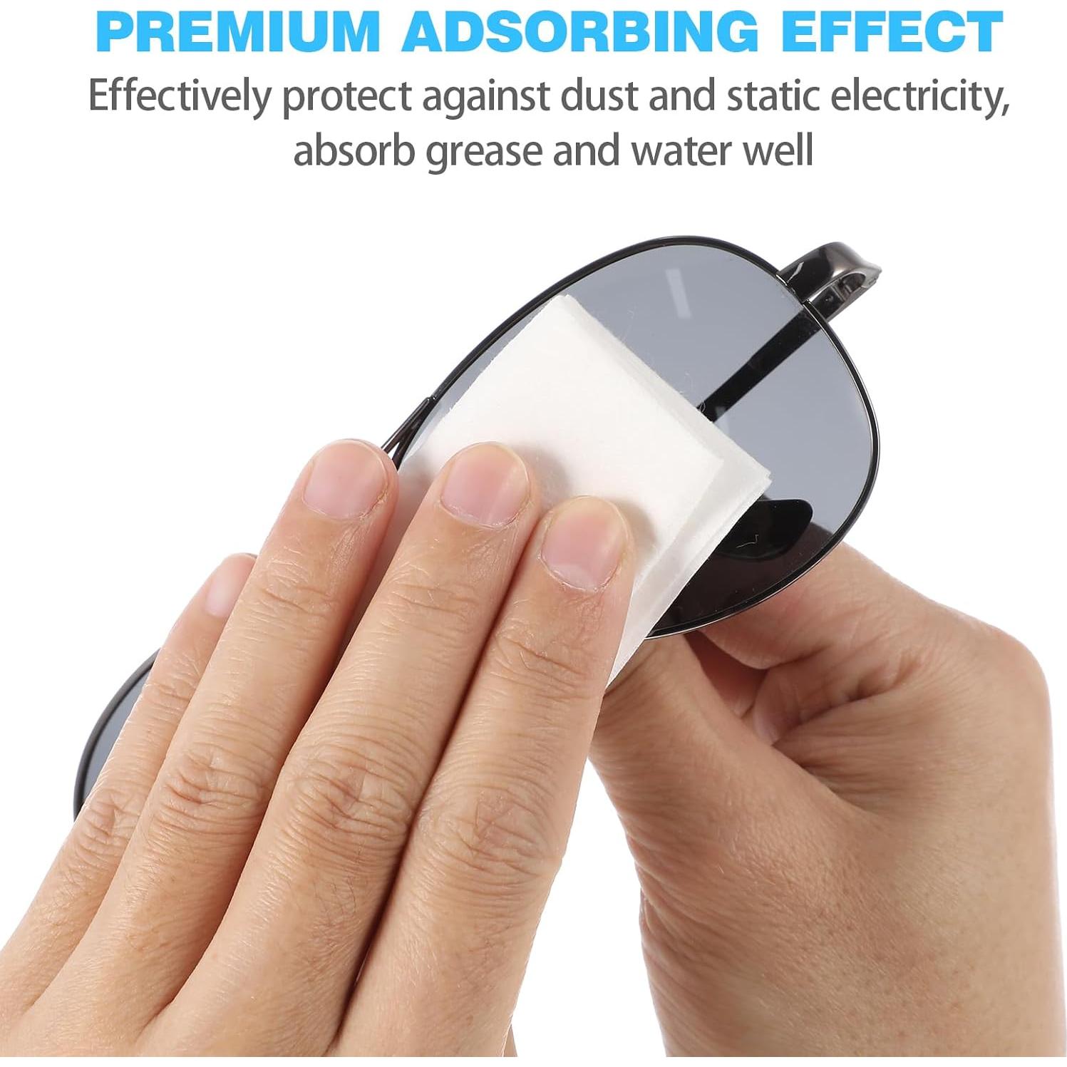 Toallitas Limpiadoras Hemoton 600 Pcs Sin Pelusa 20x20cm