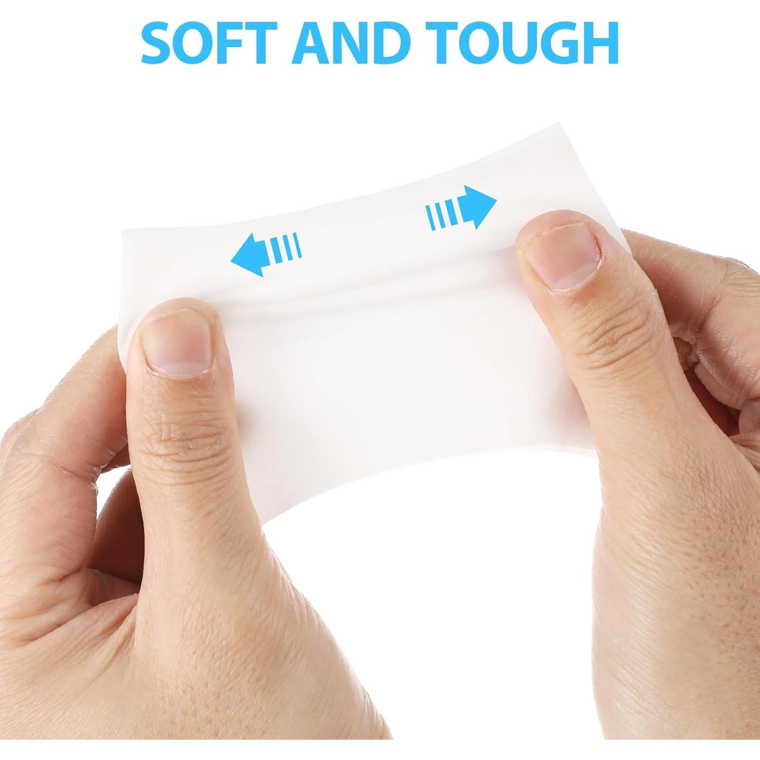 Toallitas Limpiadoras Hemoton 600 Pcs Sin Pelusa 20x20cm