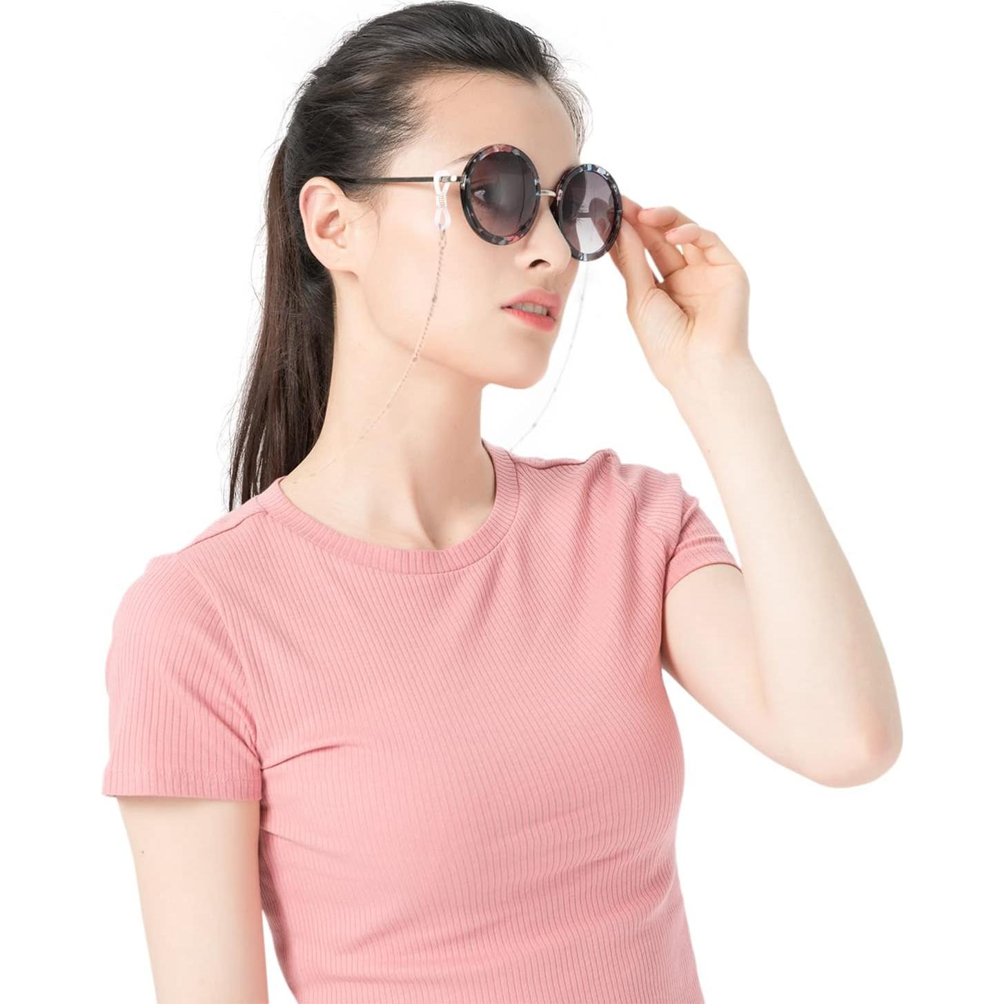 100 Piezas Conectores de Silicona para Gafas Ajustables