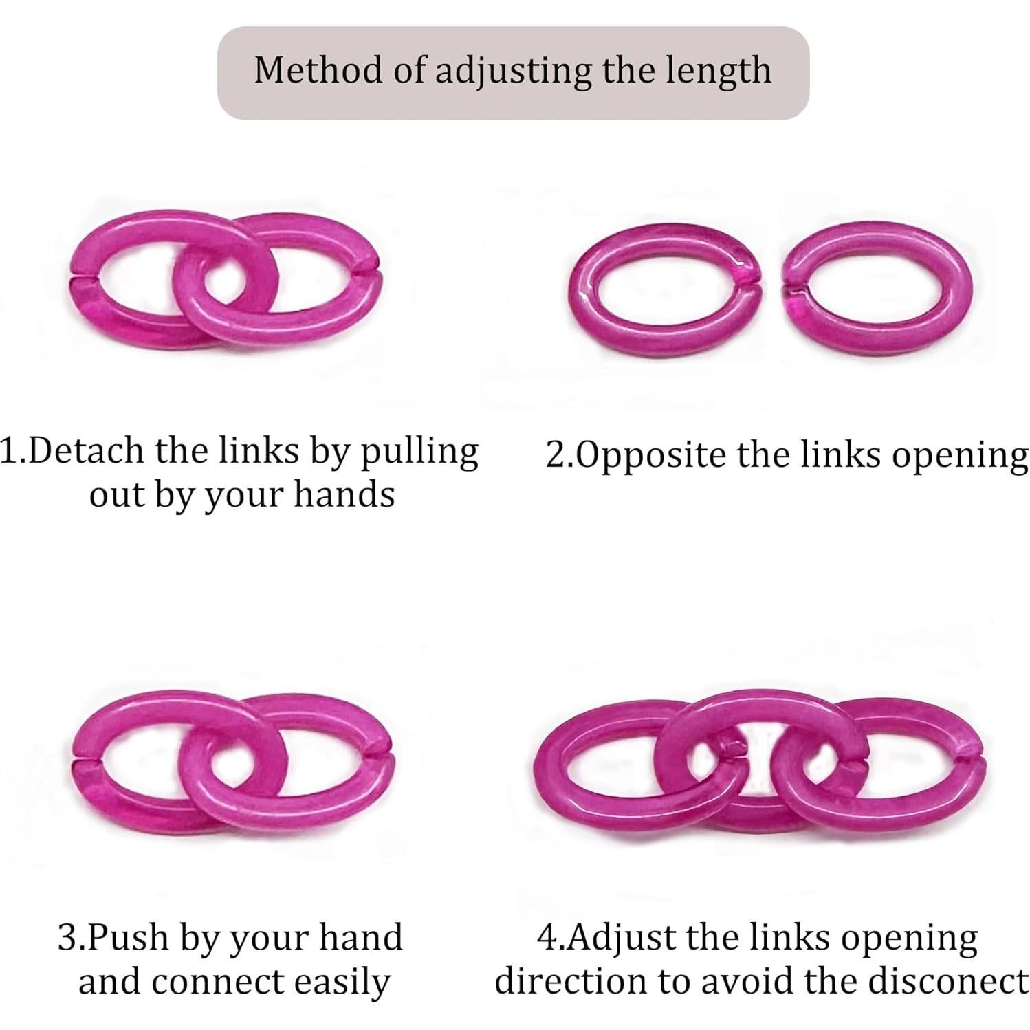 Cadena de Gafas Acrílico Ámbar para Mujeres - Soporte y Correa