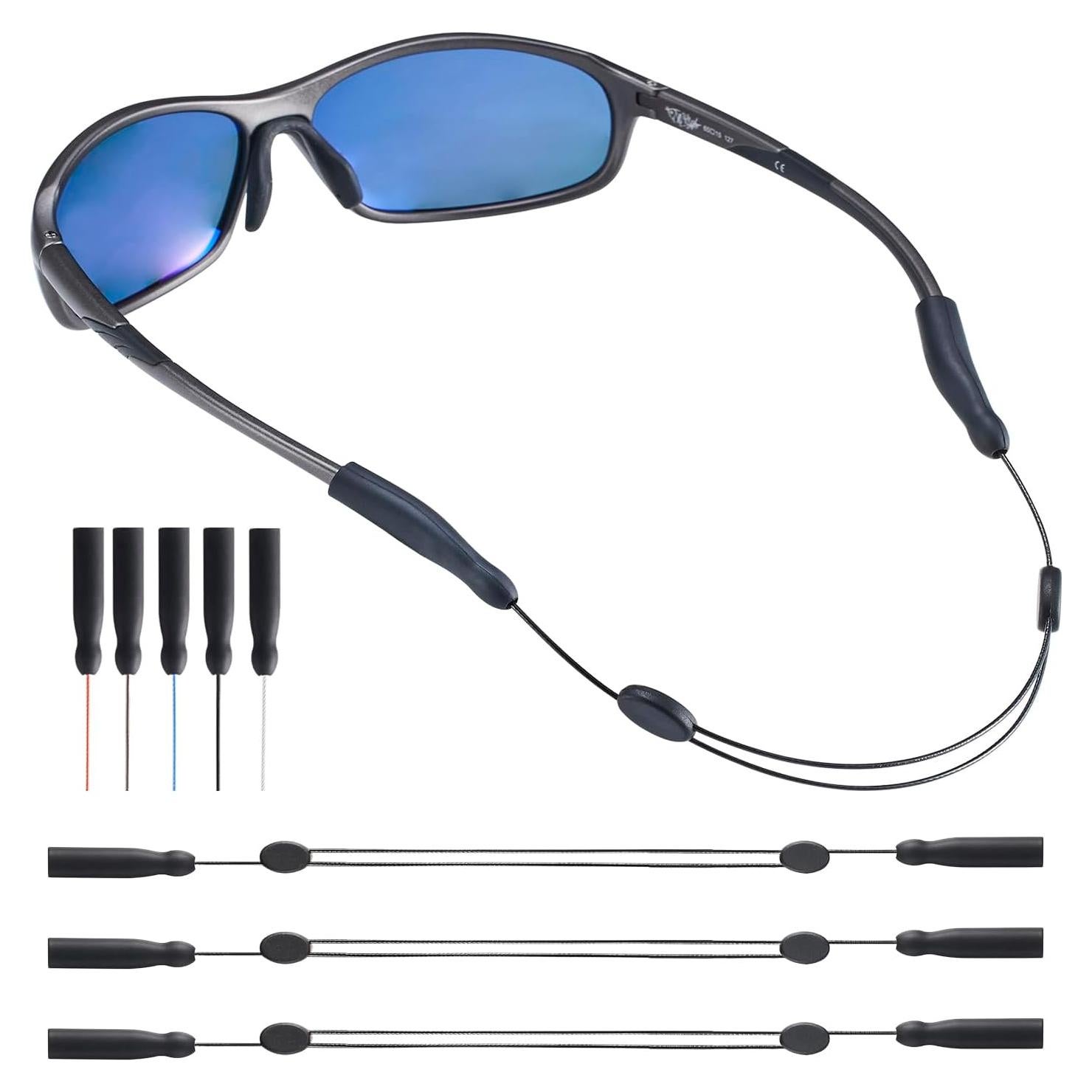 Correa para Gafas Gdnmpat Ajustable 40.64cm Negra - 3 Piezas