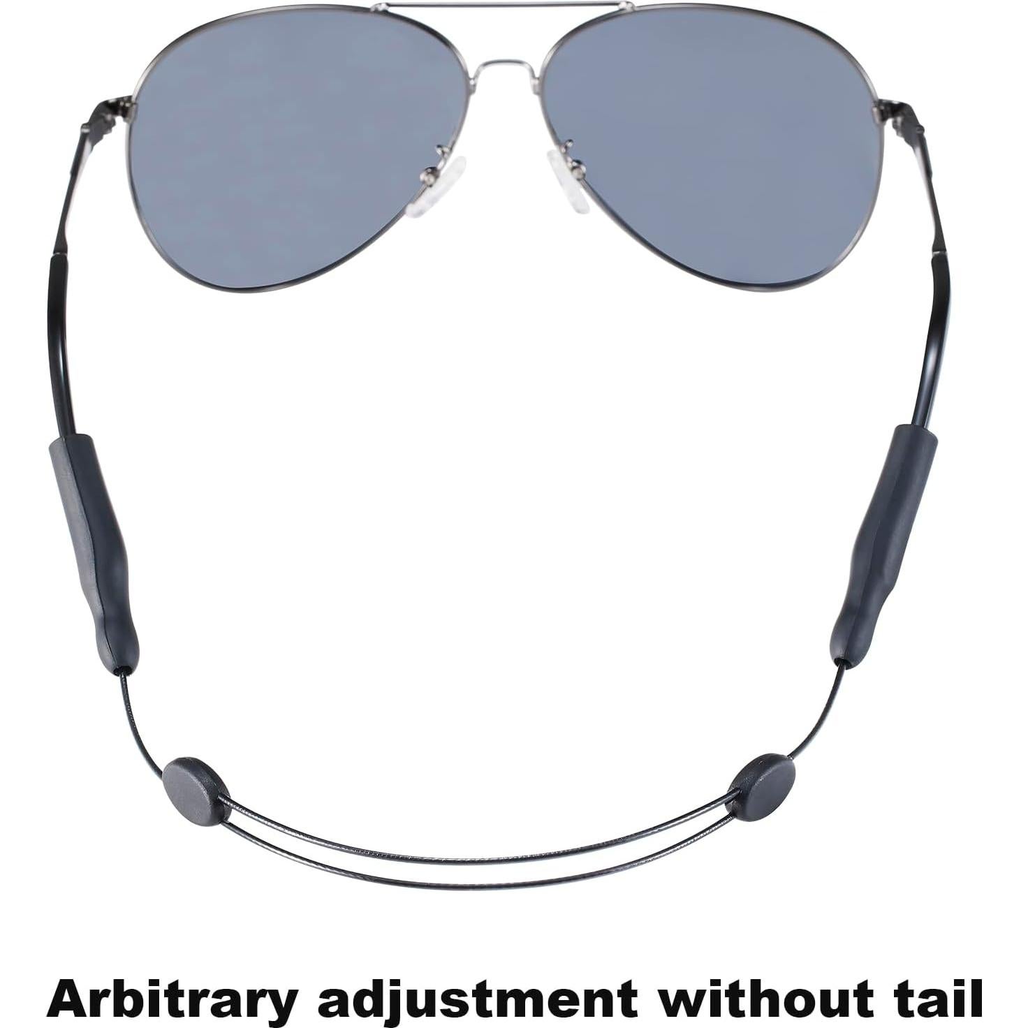 Correa para Gafas Gdnmpat Ajustable 40.64cm Negra - 3 Piezas