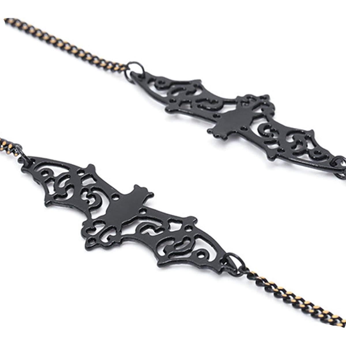 Cadena de Gafas de Sol y Lectura SIMRCIO Murciélago Negro 80cm