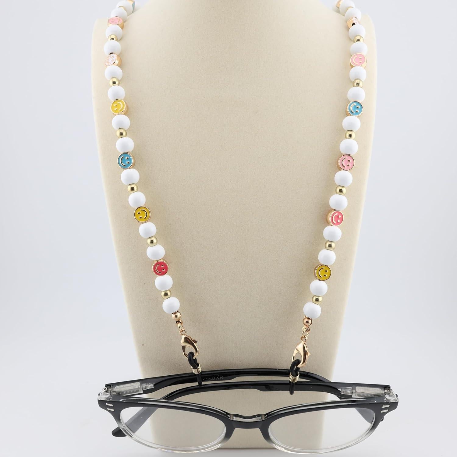 Cadena para Gafas MyFavoriteK con Perlas para Mujeres