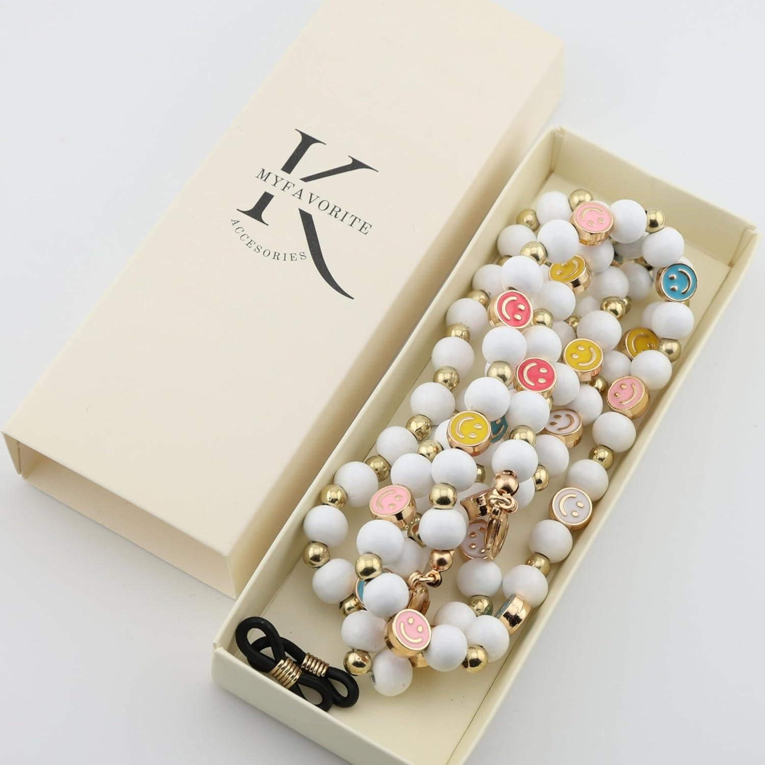 Cadena para Gafas MyFavoriteK con Perlas para Mujeres