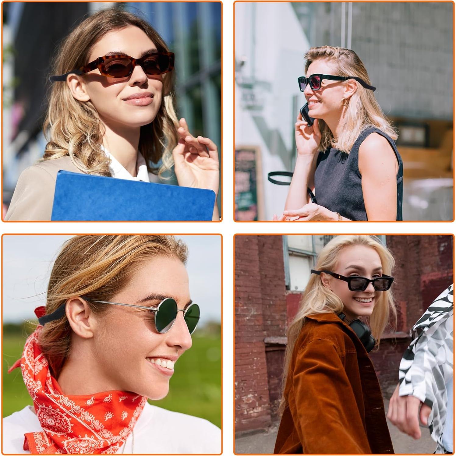 Correa para Gafas Giantree 5 PCS Ajustable Unisex Negro